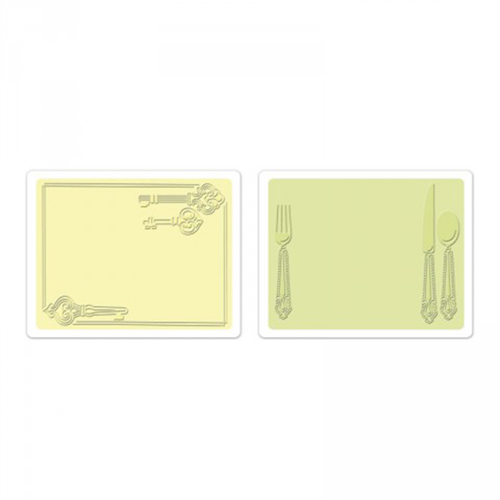 Sizzix • 3D Textured Impressions Classeur de Gaufrage Place setting keys