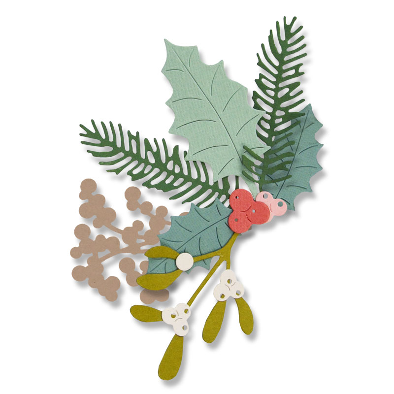 Sizzix • Thinlits die set Winter foliage