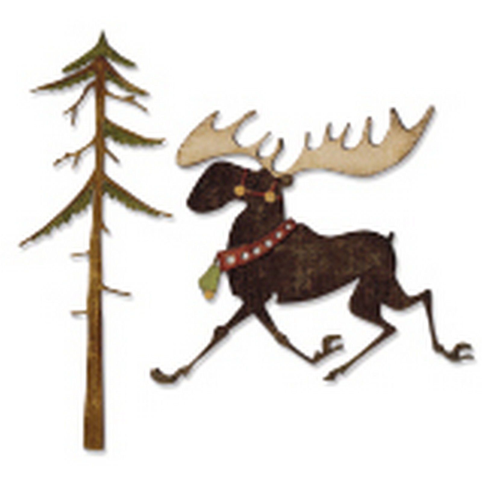 Sizzix • Thinlits Die Set 7pcs Merry Moose by Tim Holtz