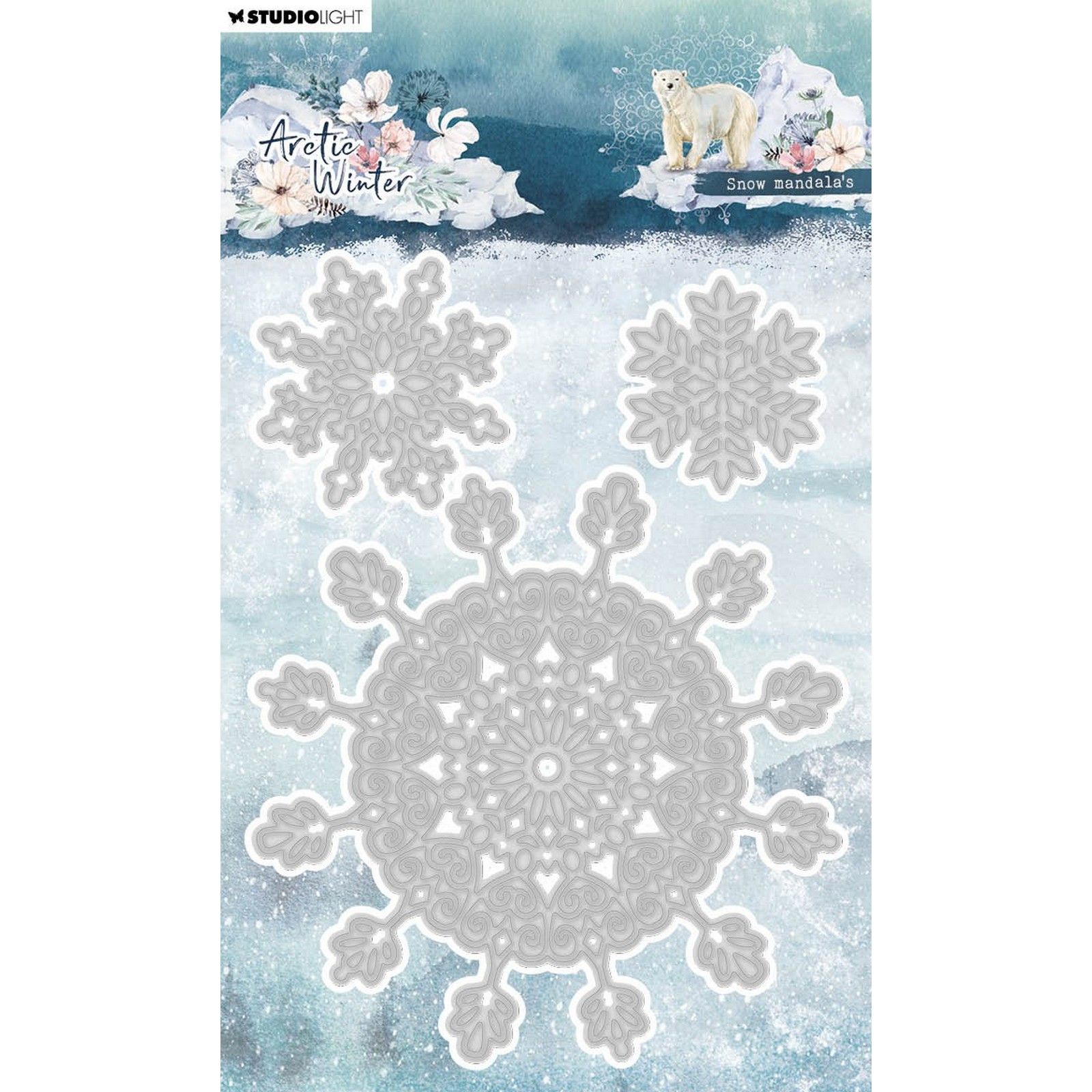 Studio Light • Arctic Winter Cutting Dies Snow Mandala's