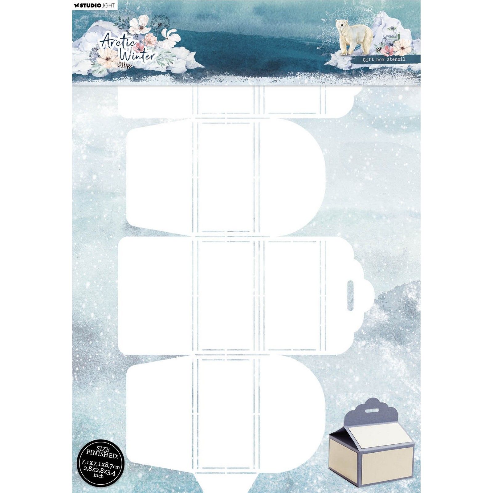 Studio Light • Arctic Winter Stencils Giftbox