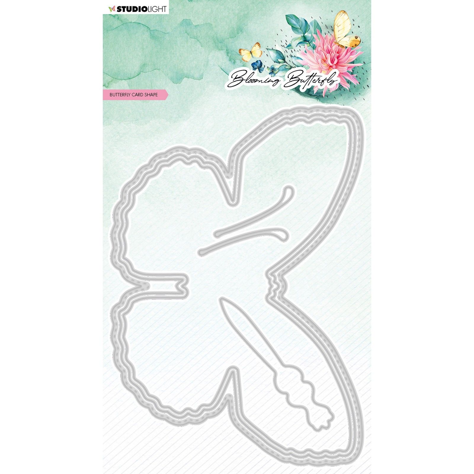 Studio Light • Blooming Butterfly Snijmallen Big Butterfly Card