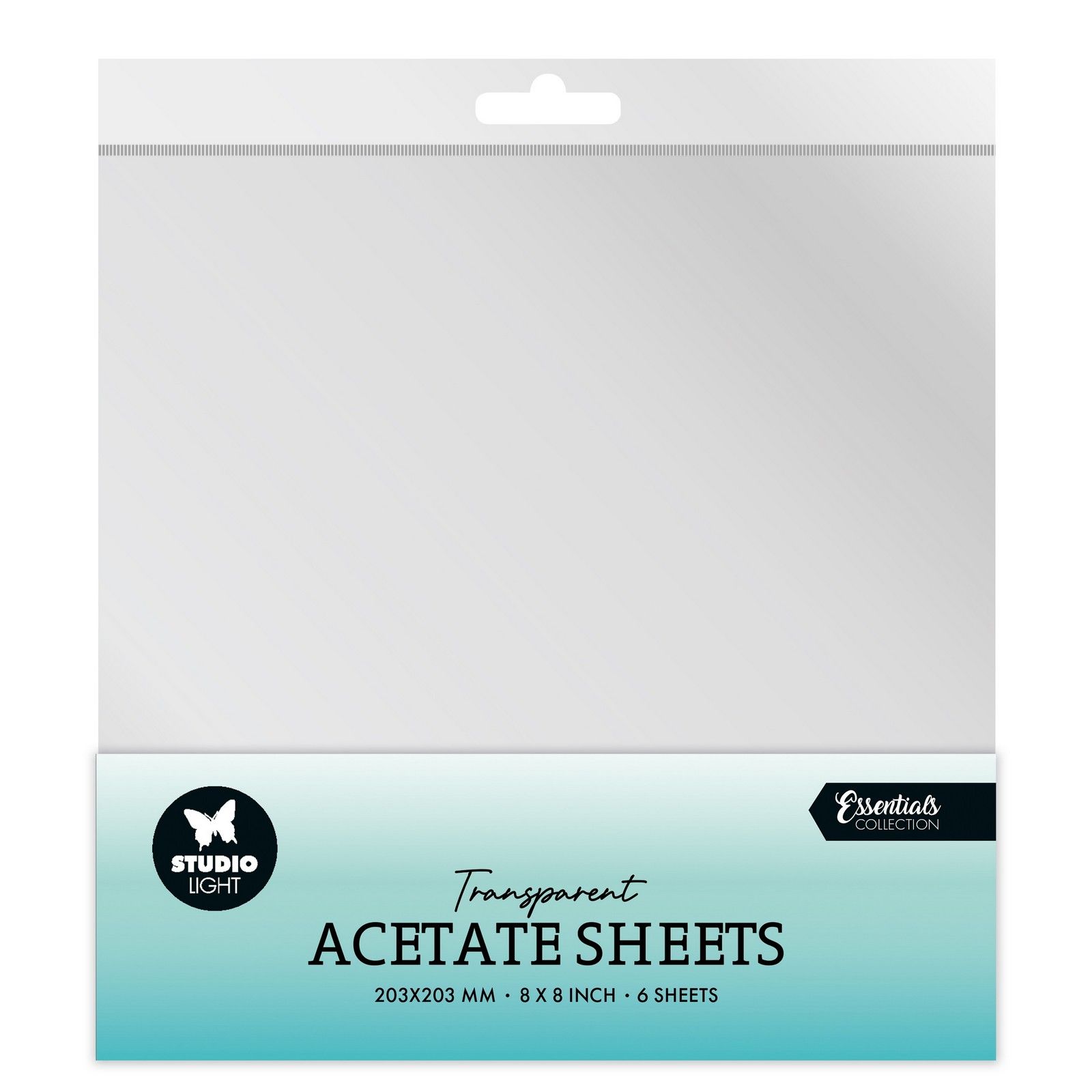 Studio Light • Acetate Sheets Transparent 6 Sheets