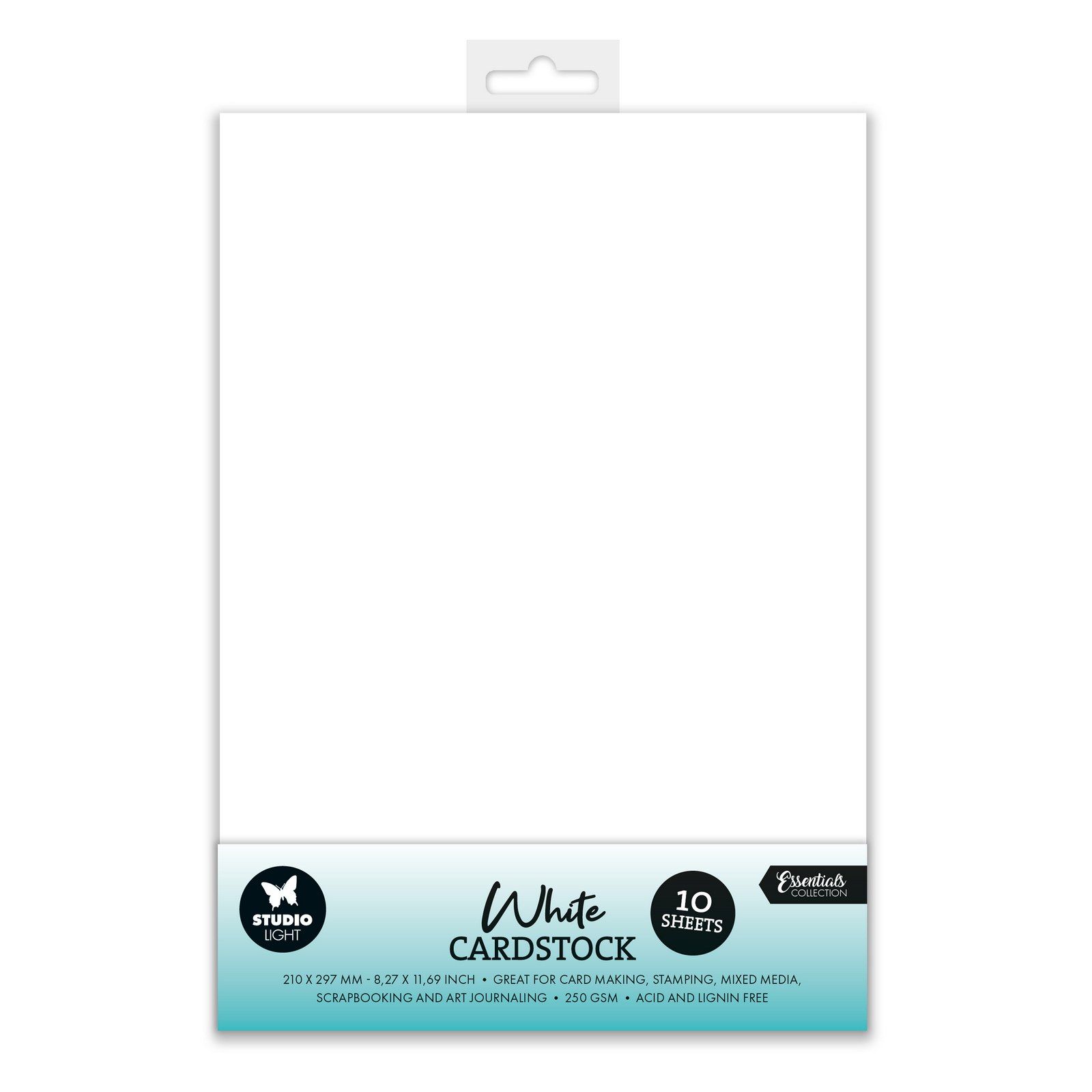Studio Light • Paper set White Cardstock 250gsm 