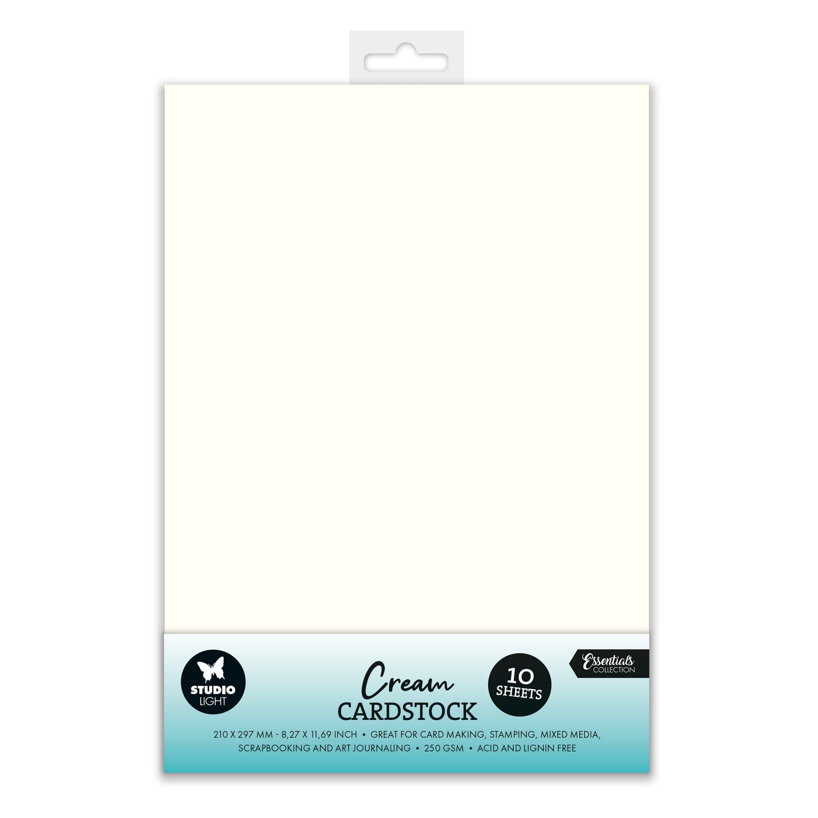 Studio Light • Paper set Cream Cardstock 250gsm 