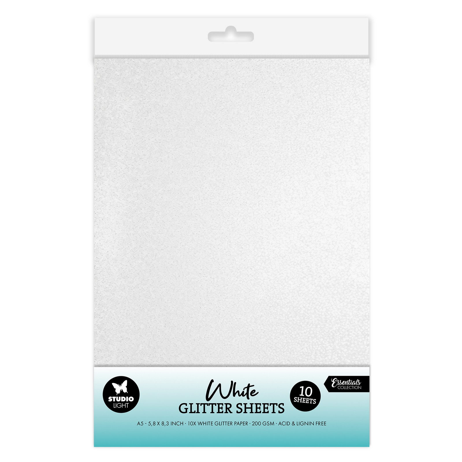 Studio Light • Consumables Glitter sheets White 