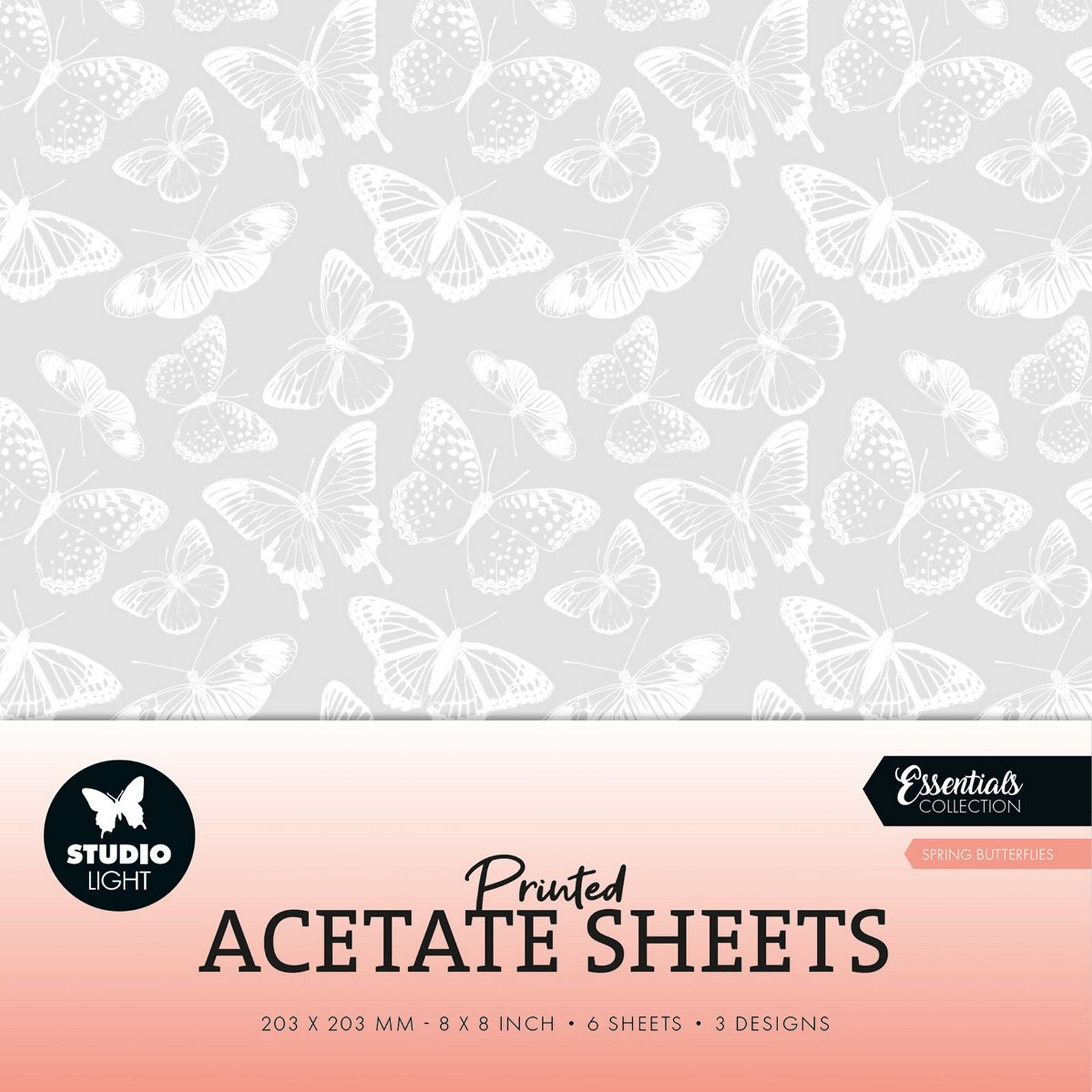 Studio Light • Essentials Acetate sheets Spring butterflies