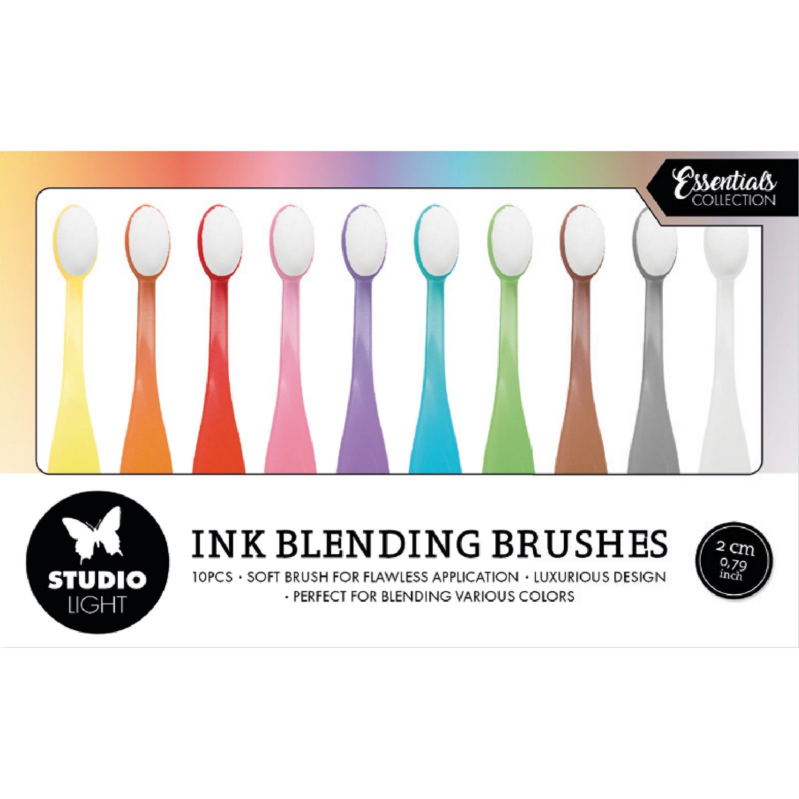 Studio Light • Essentials Blending Brushes 2cm Soft Brush 10pcs