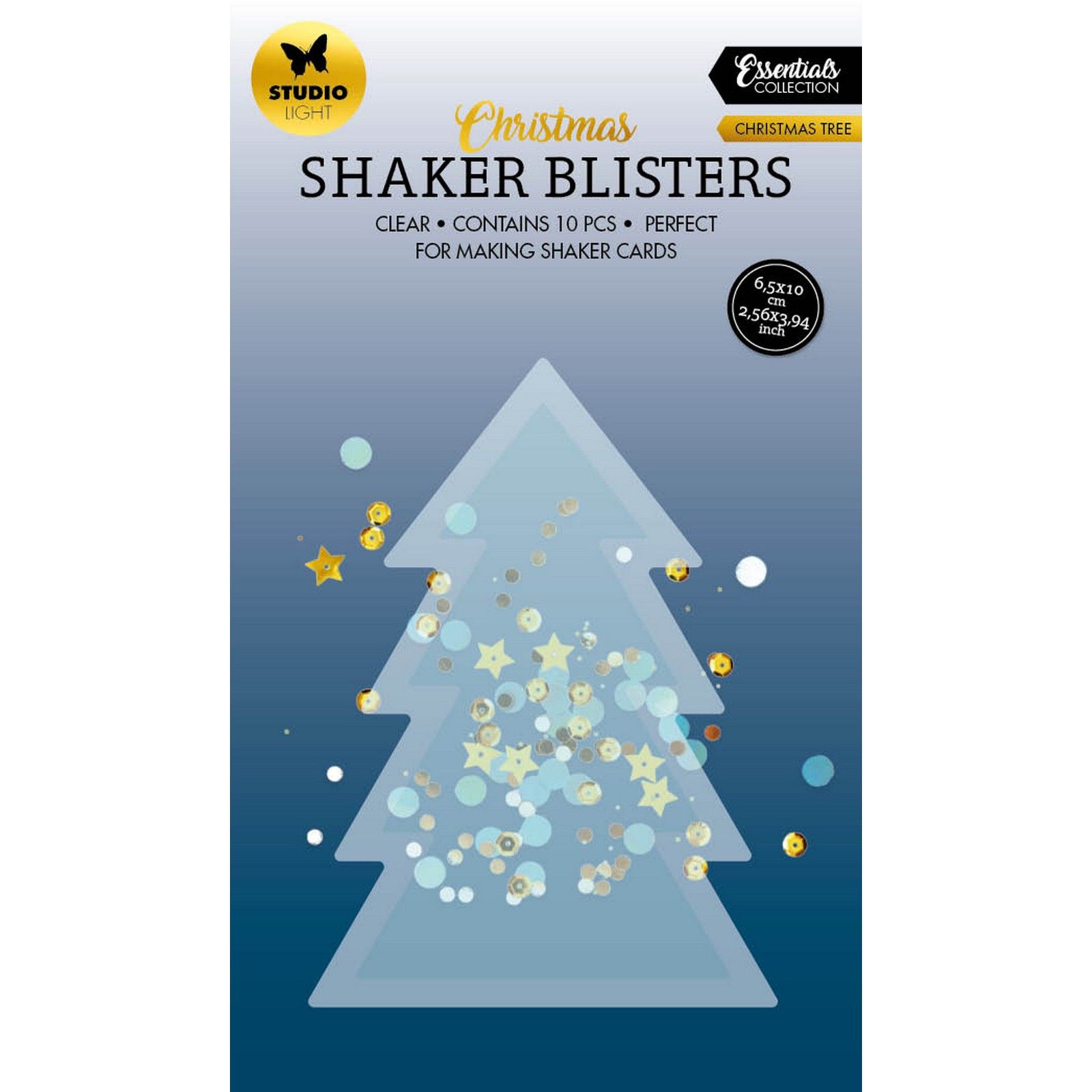 Studio Light • Essentials Shaker Blisters Christmas Tree