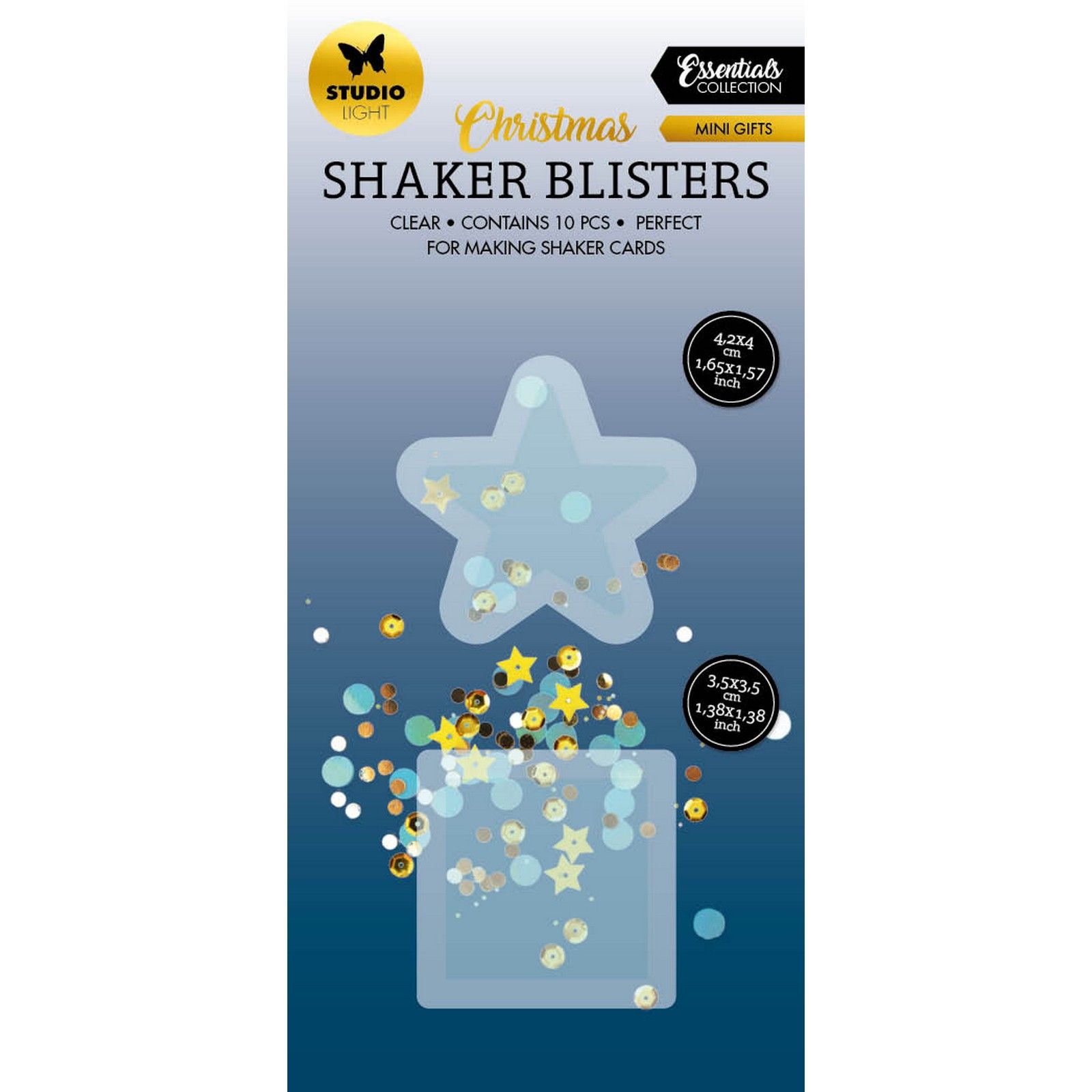 Studio Light • Essentials Shaker Blisters Mini Gifts