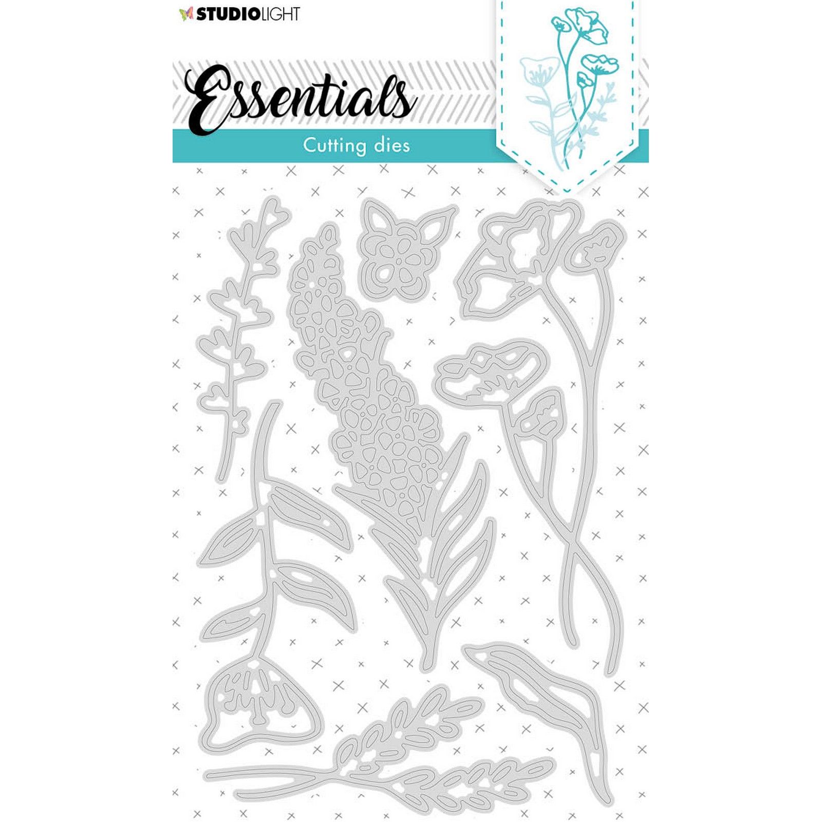 Studio Light • Essentials cutting die Long flowers nr.107