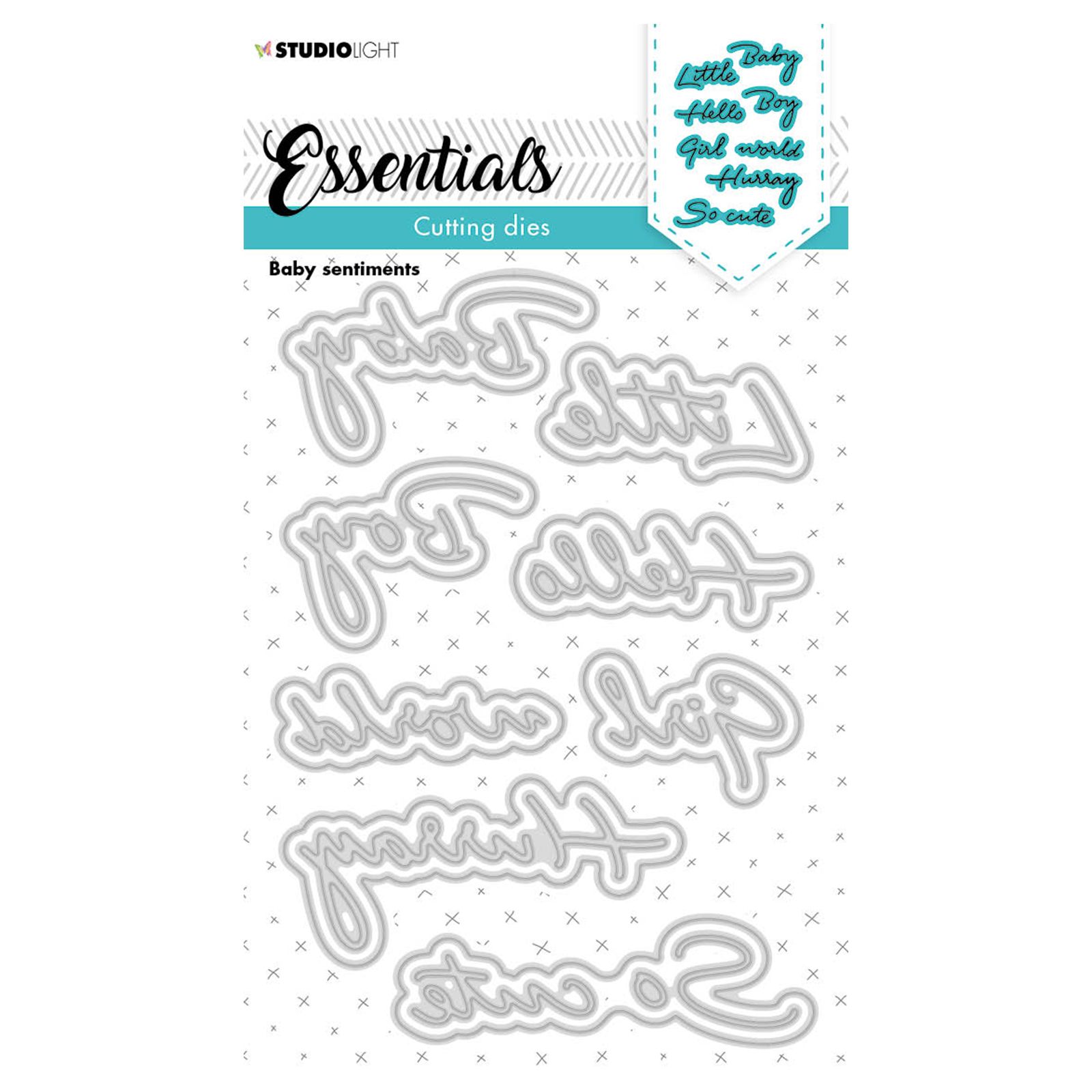 Studio Light • Essentials cutting die Baby sentiments
