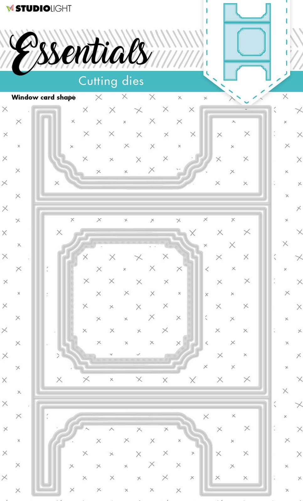 Studio Light • Essentials cutting die Window cardshape