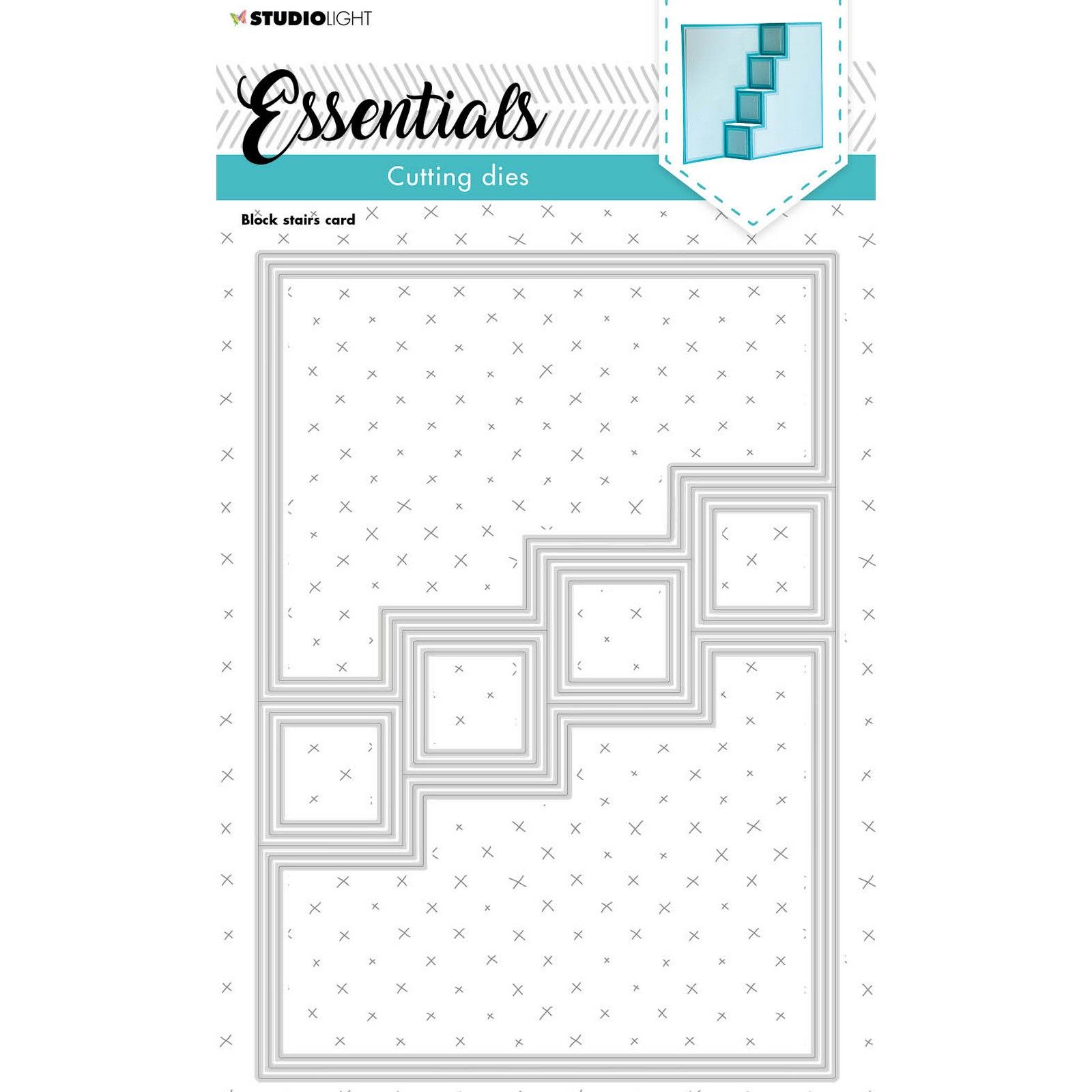 Studio Light • Essentials Matrice de Découpe Block Stairs Card