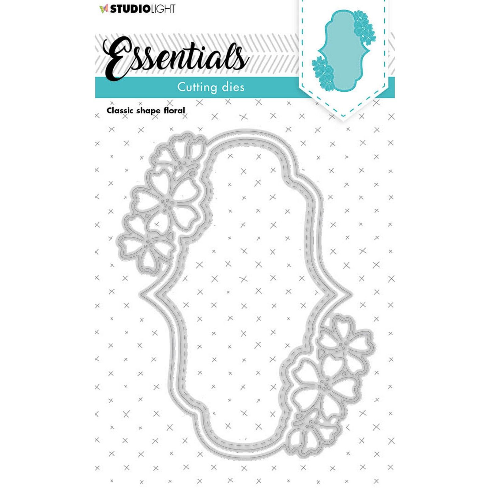 Studio Light • Essentials Fustella da taglio Classic Label Floral