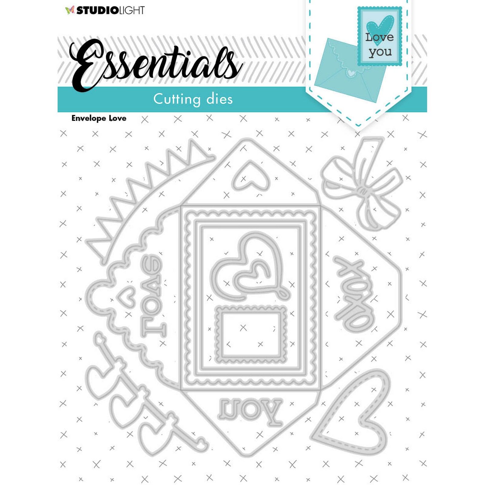 Studio Light • Essentials Stanzschablone Envelope Love