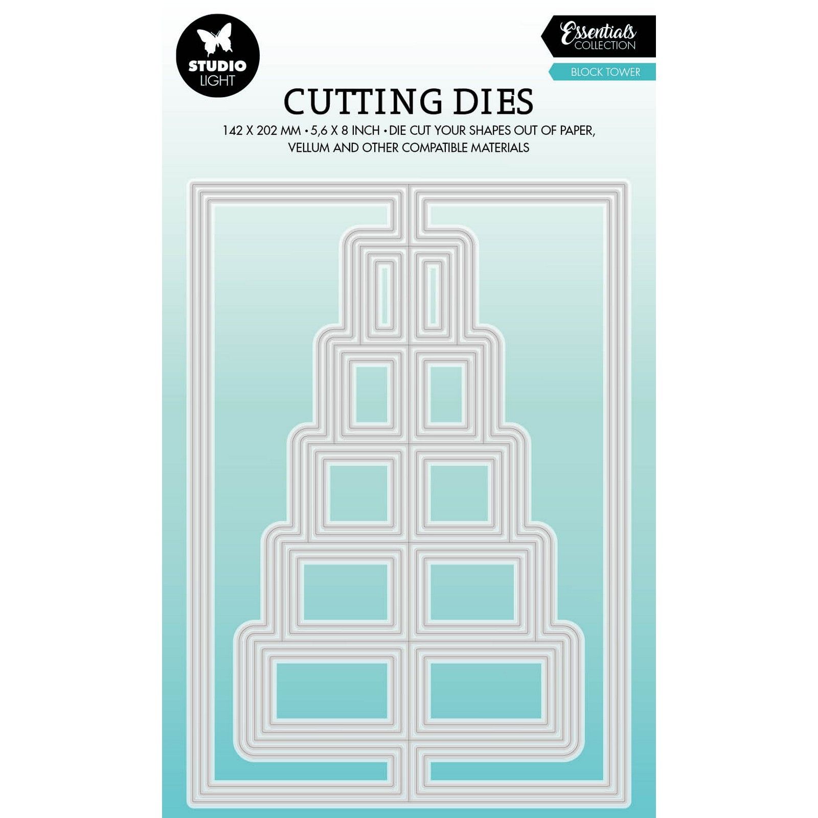 Studio Light • Essentials Cutting Dies Block Tower