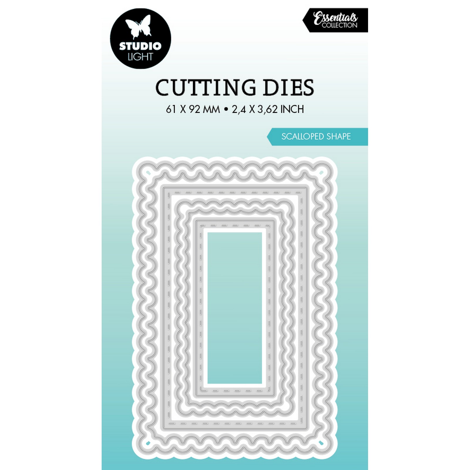 Studio Light • Essentials Cutting Dies Scalloped Nested Shape