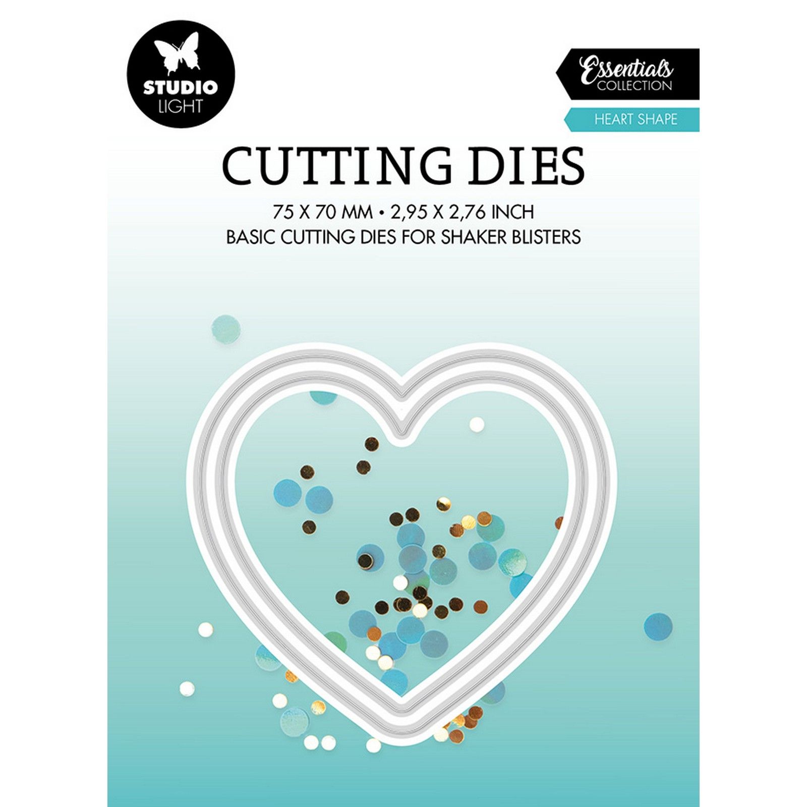 Studio Light • Essentials Cutting Dies Hart Shape