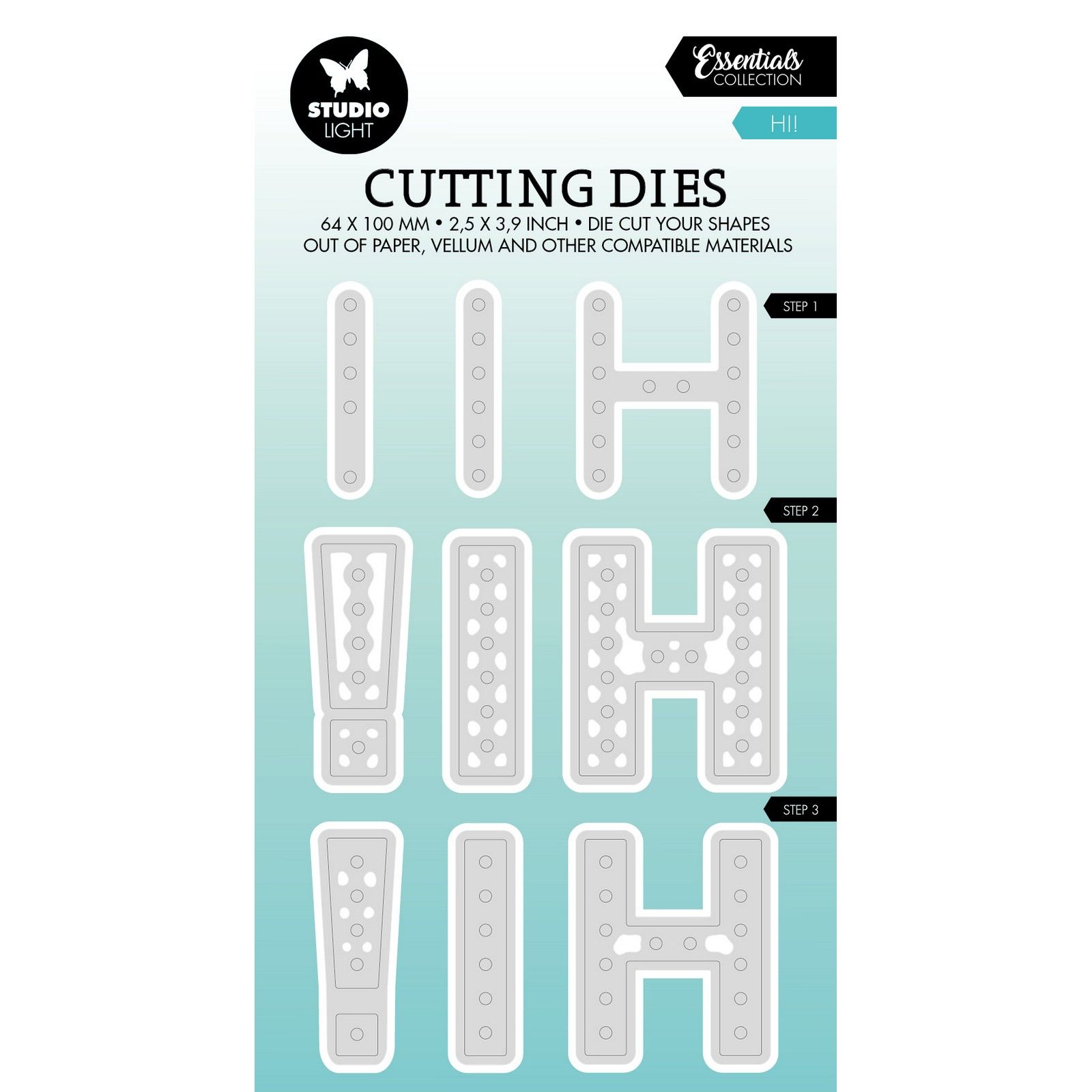 Studio Light • Essentials Cutting Die Hi!