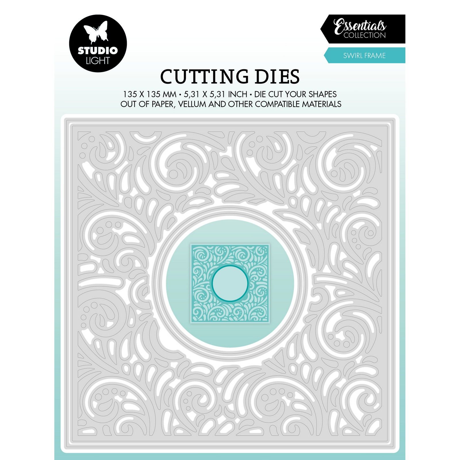 Studio Light • Essentials Cutting Die Swirl Frame