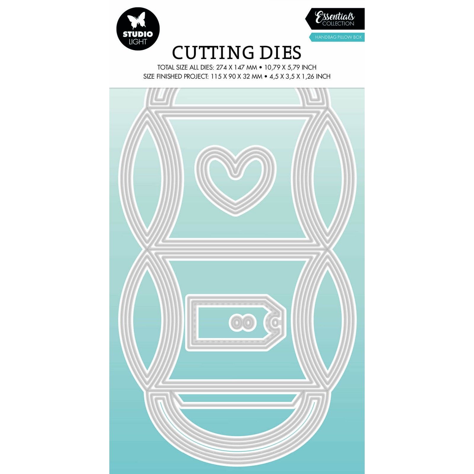 Studio Light • Essentials Cutting Die Hand Bag Box