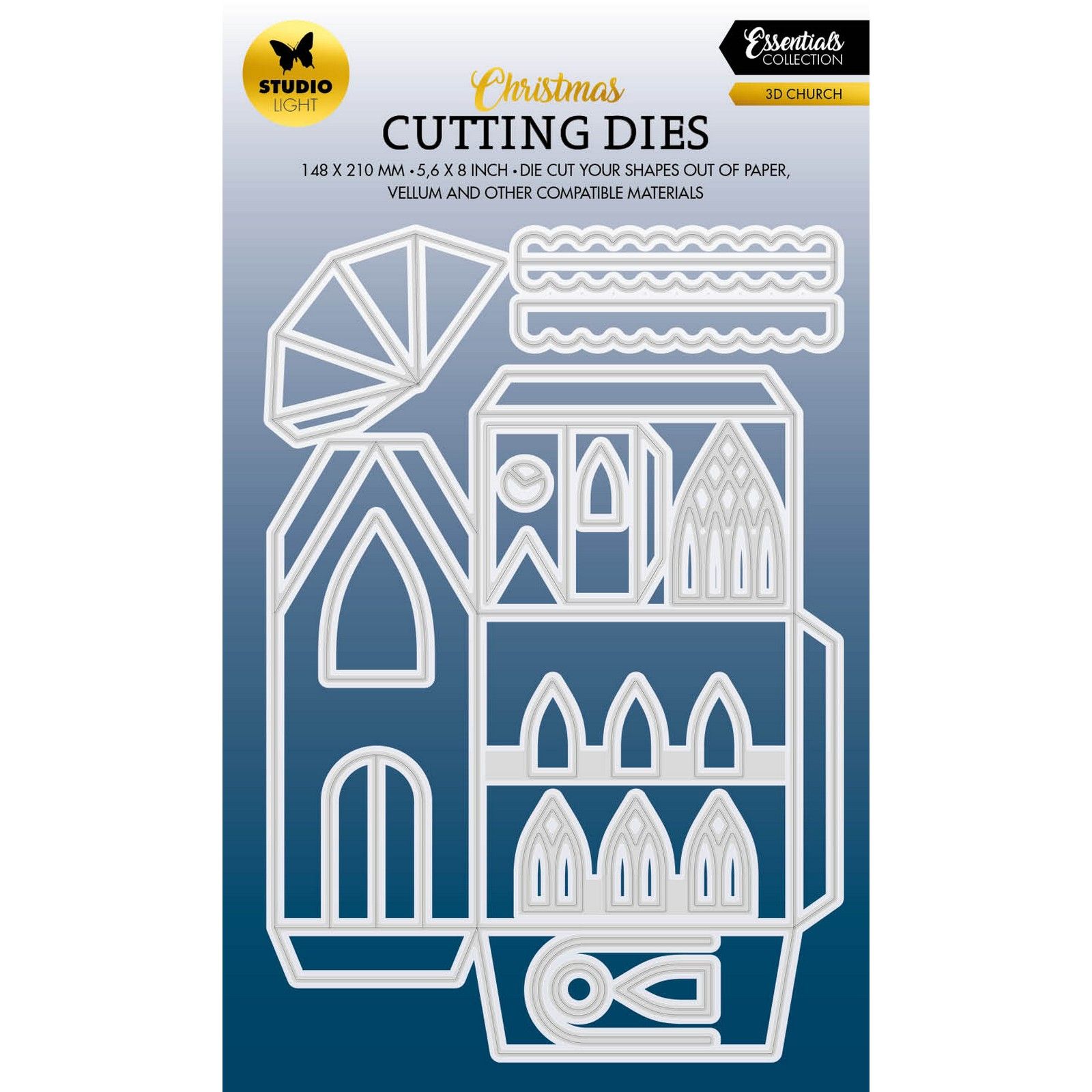 Studio Light • Essentials Cutting Dies 3D Church