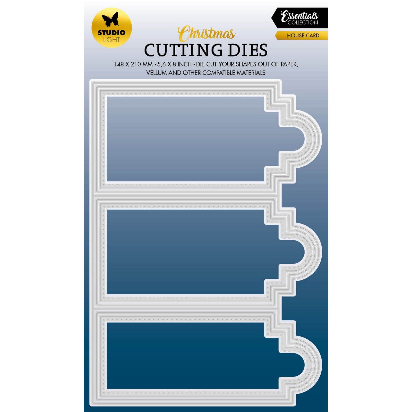 Studio Light • Essentials Cutting Dies House Card