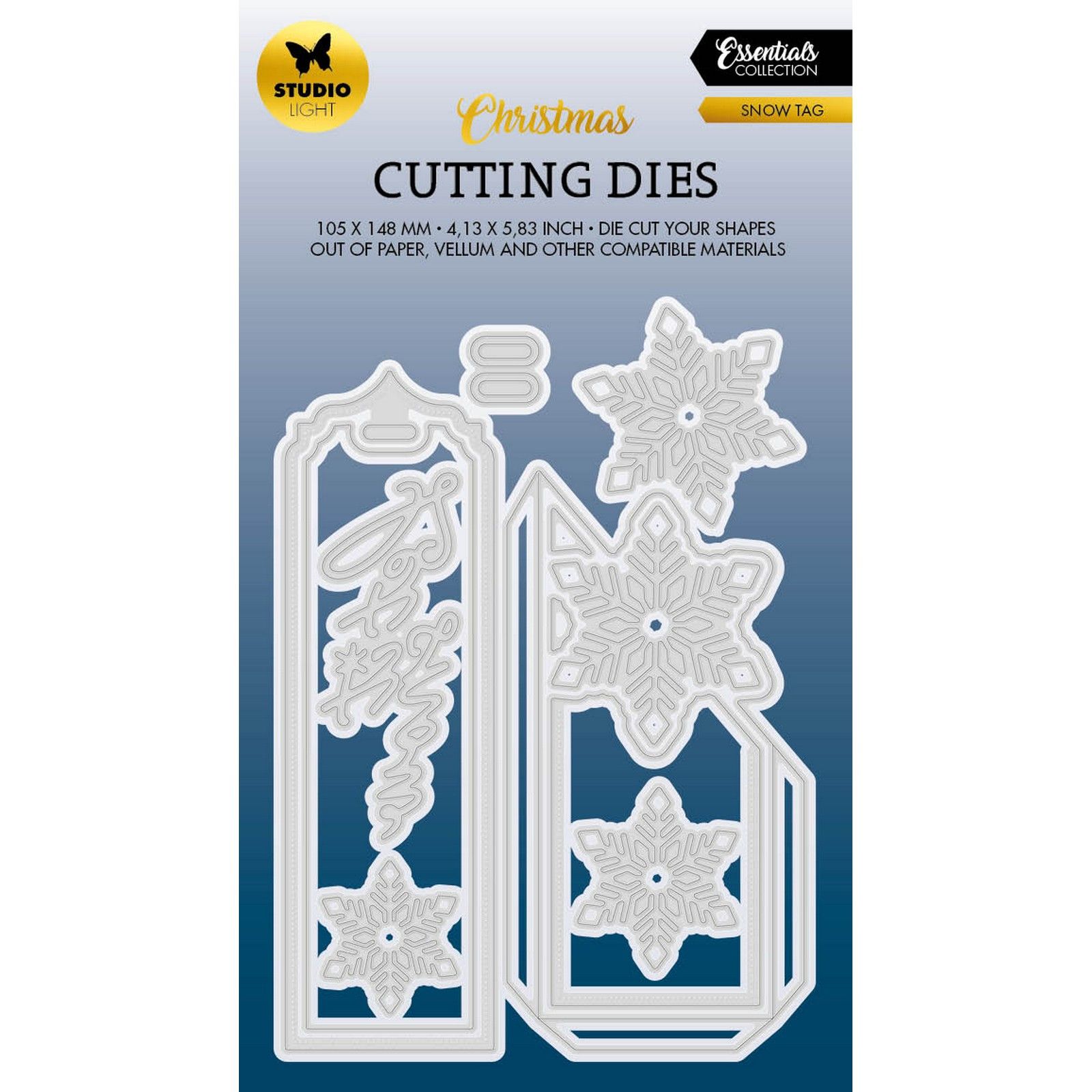 Studio Light • Essentials Cutting Dies Snow Tag