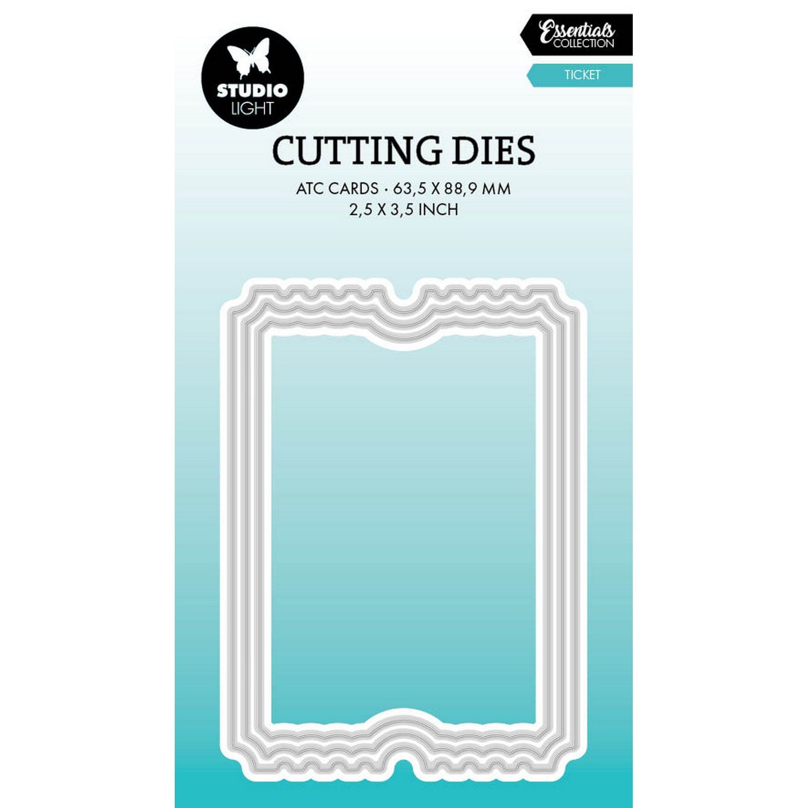 Studio Light • Cutting Die Essentials ATC Ticket