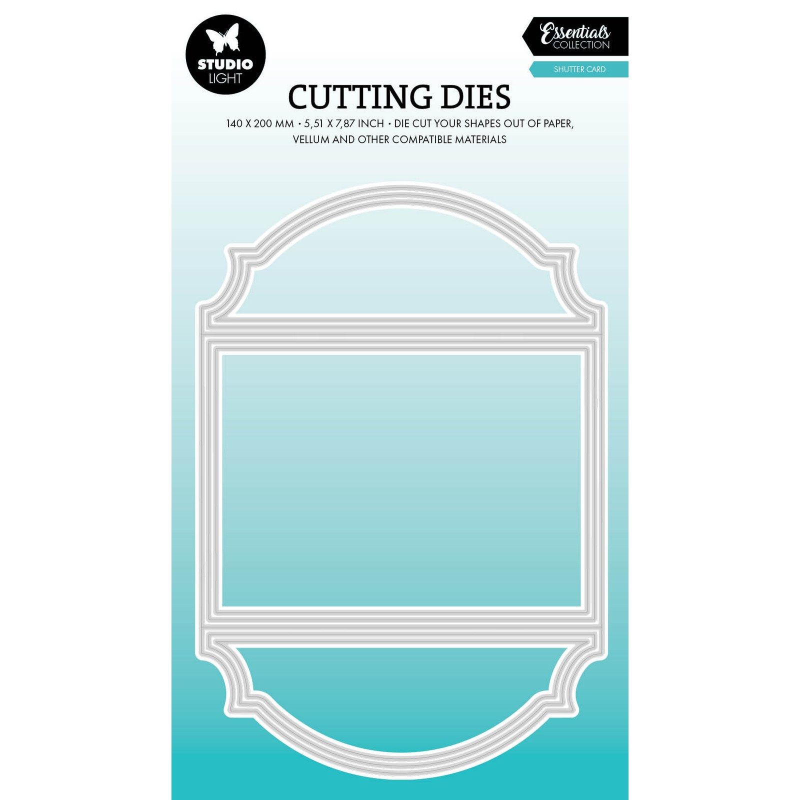 Studio Light • Essentials Cutting Die Shutter Card Shape