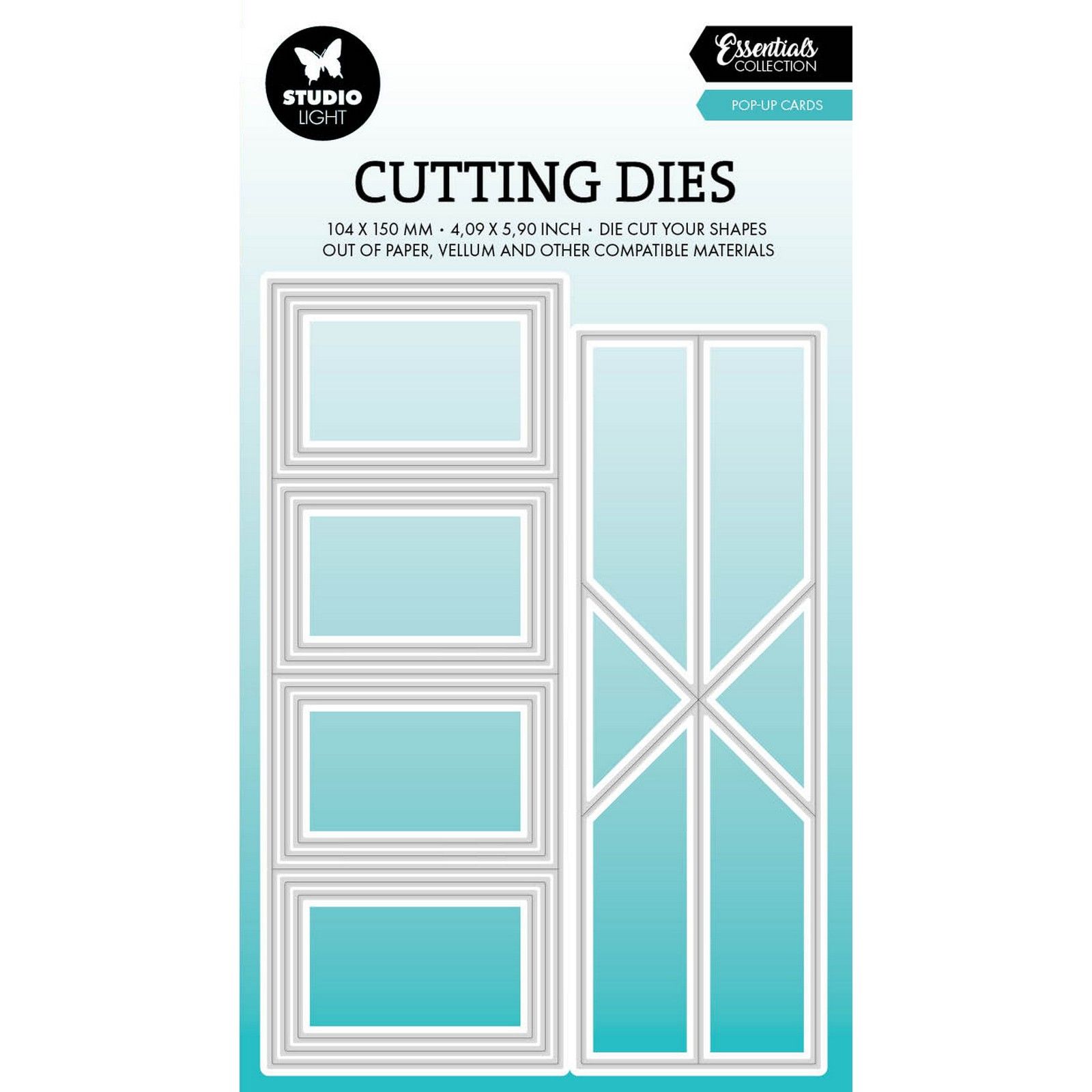 Studio Light • Essentials Cutting Dies Pop-Up Cards