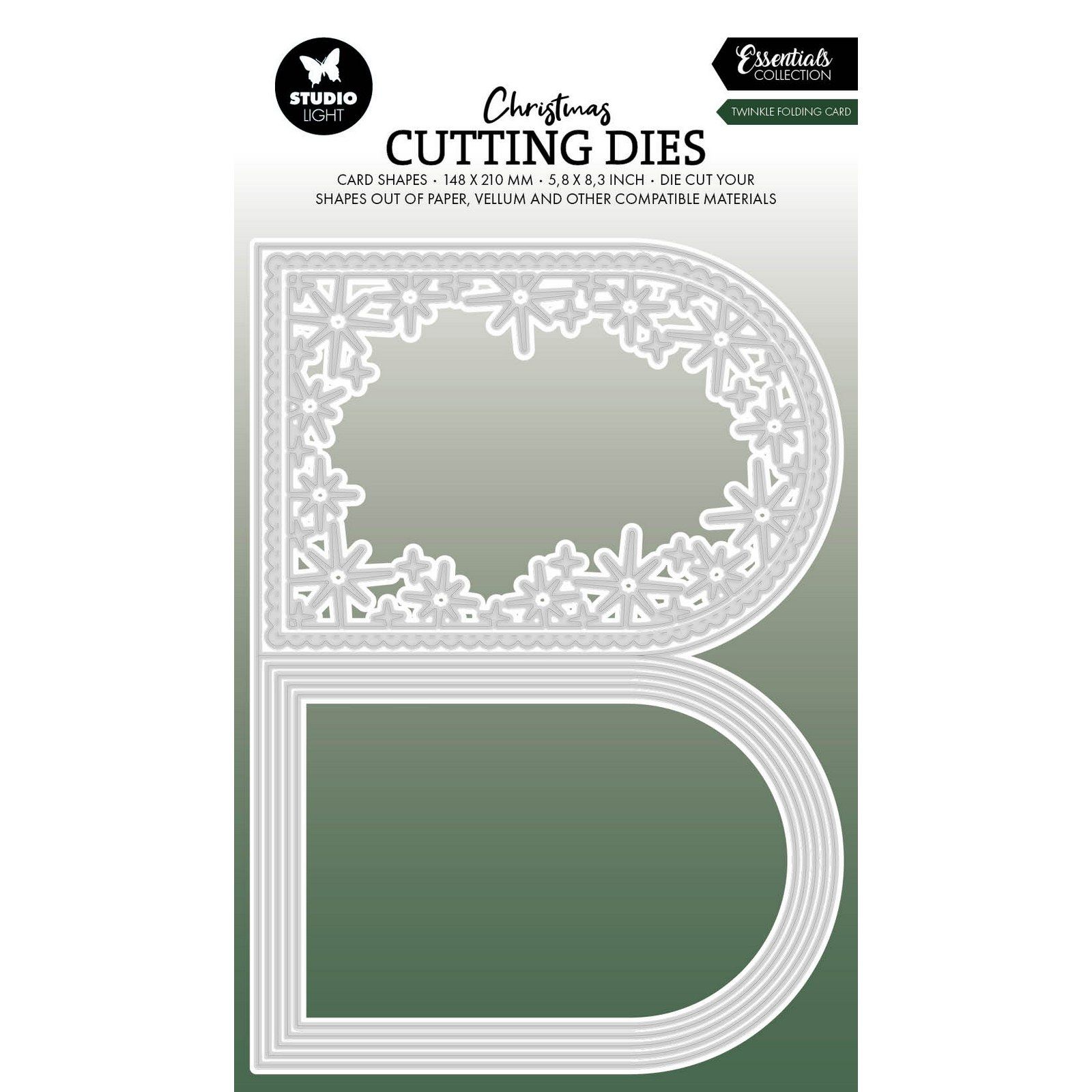 Studio Light • Essentials Cutting Die Twinkle Folding Card