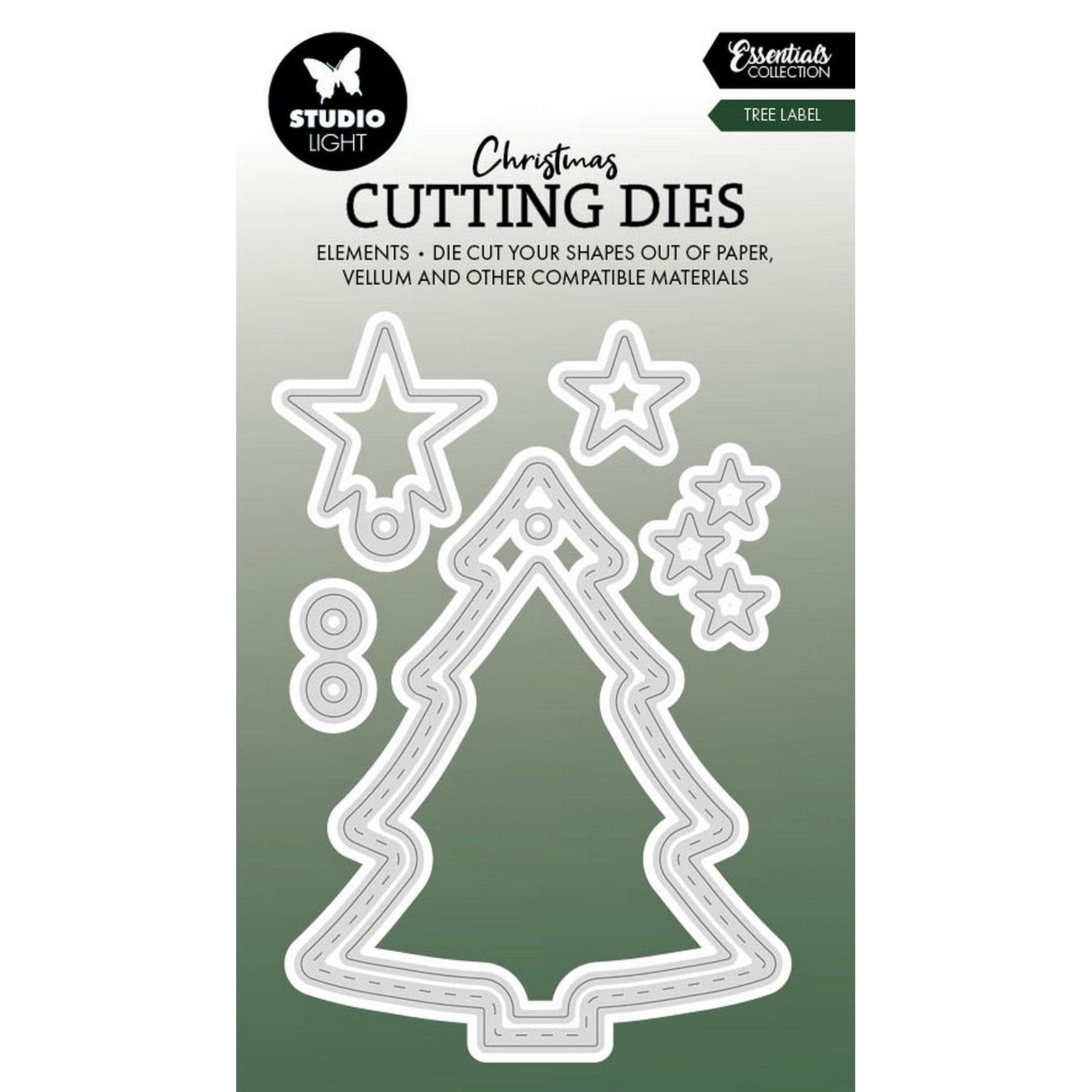 Studio Light • Essentials Cutting Dies Tree Label