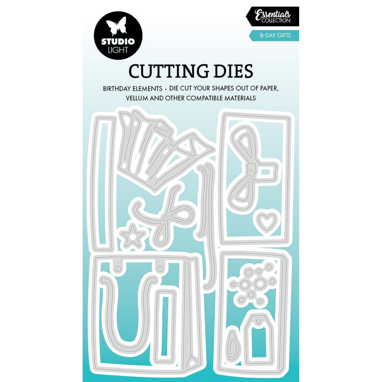 Studio Light • Essentials Cutting Die B-day gifts