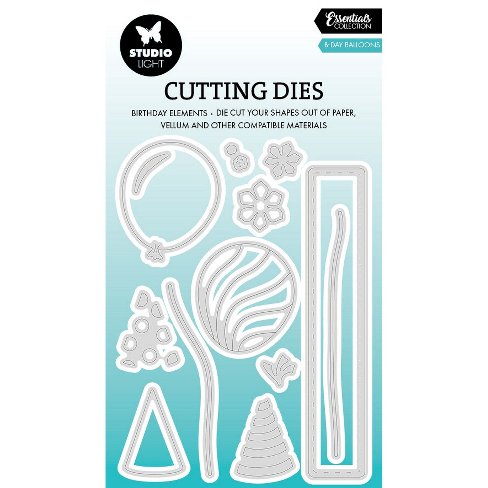 Studio Light • Essentials Cutting Die B-day balloons