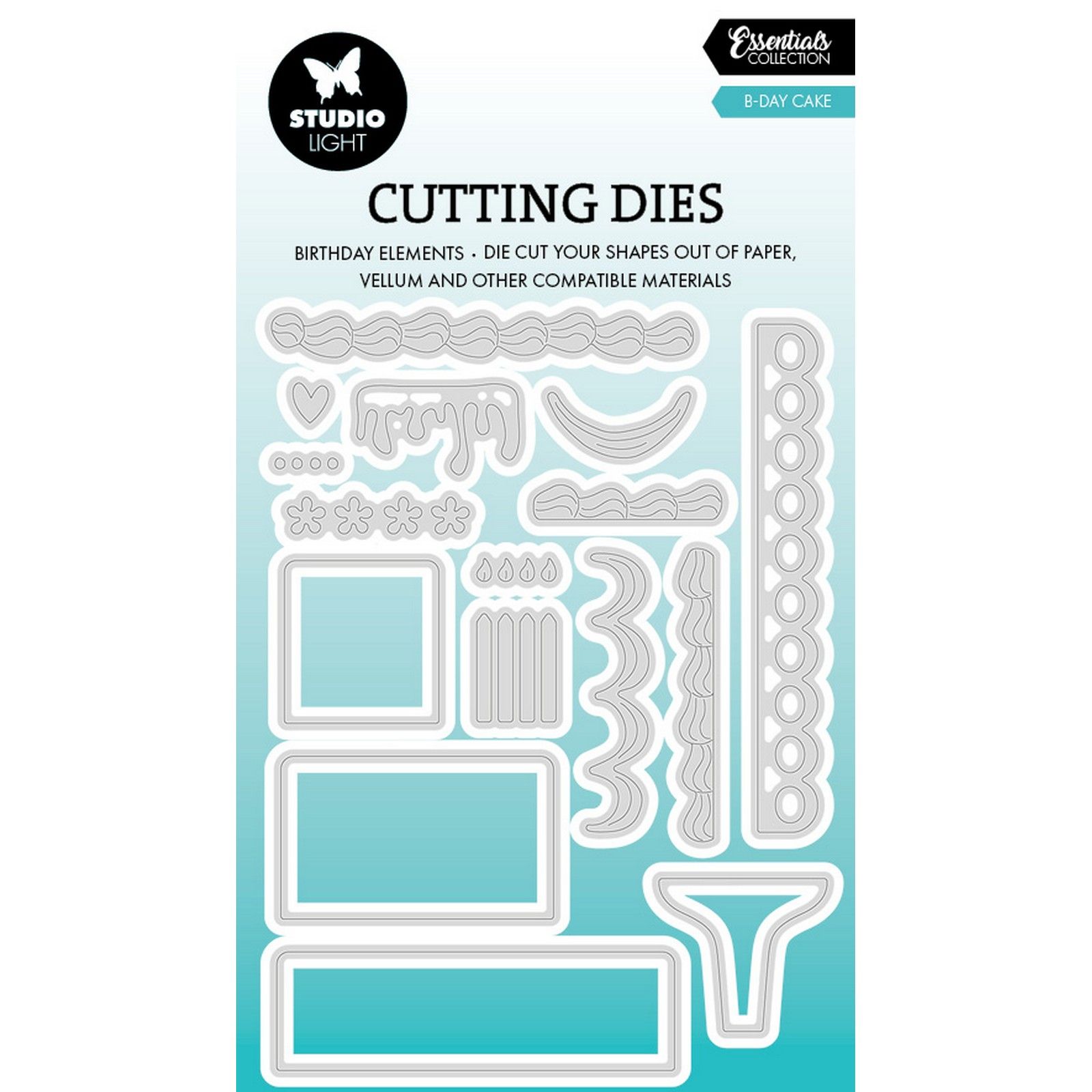 Studio Light • Essentials Cutting Die B-day cake