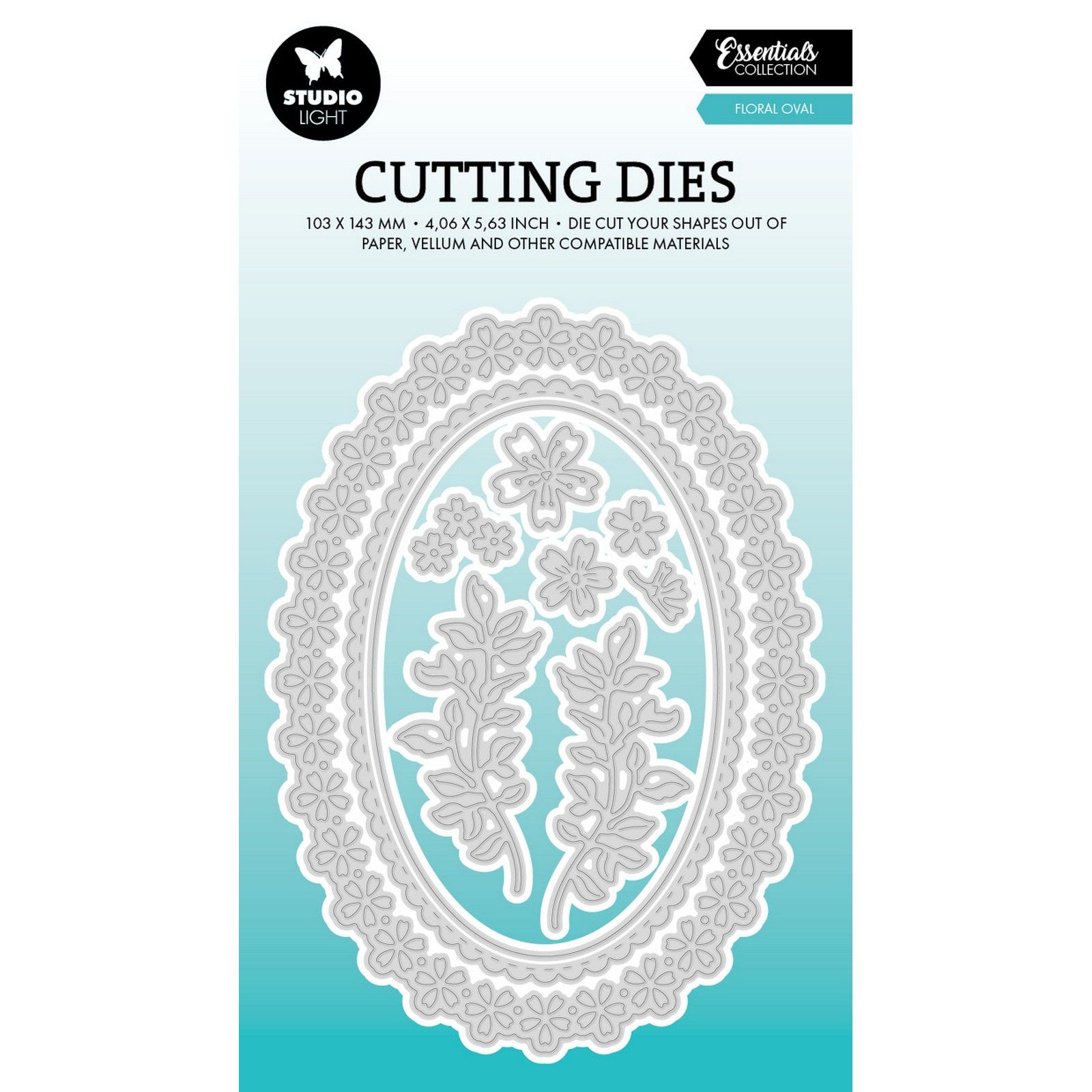 Studio Light • Essentials Cutting Die Floral oval