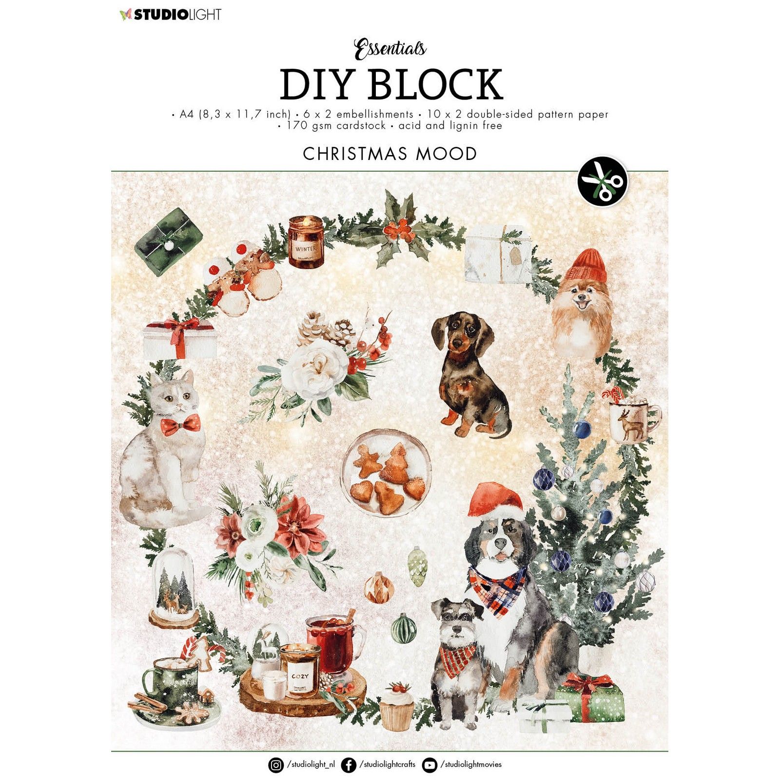 Studio Light • Essentials DIY Block Christmas Mood