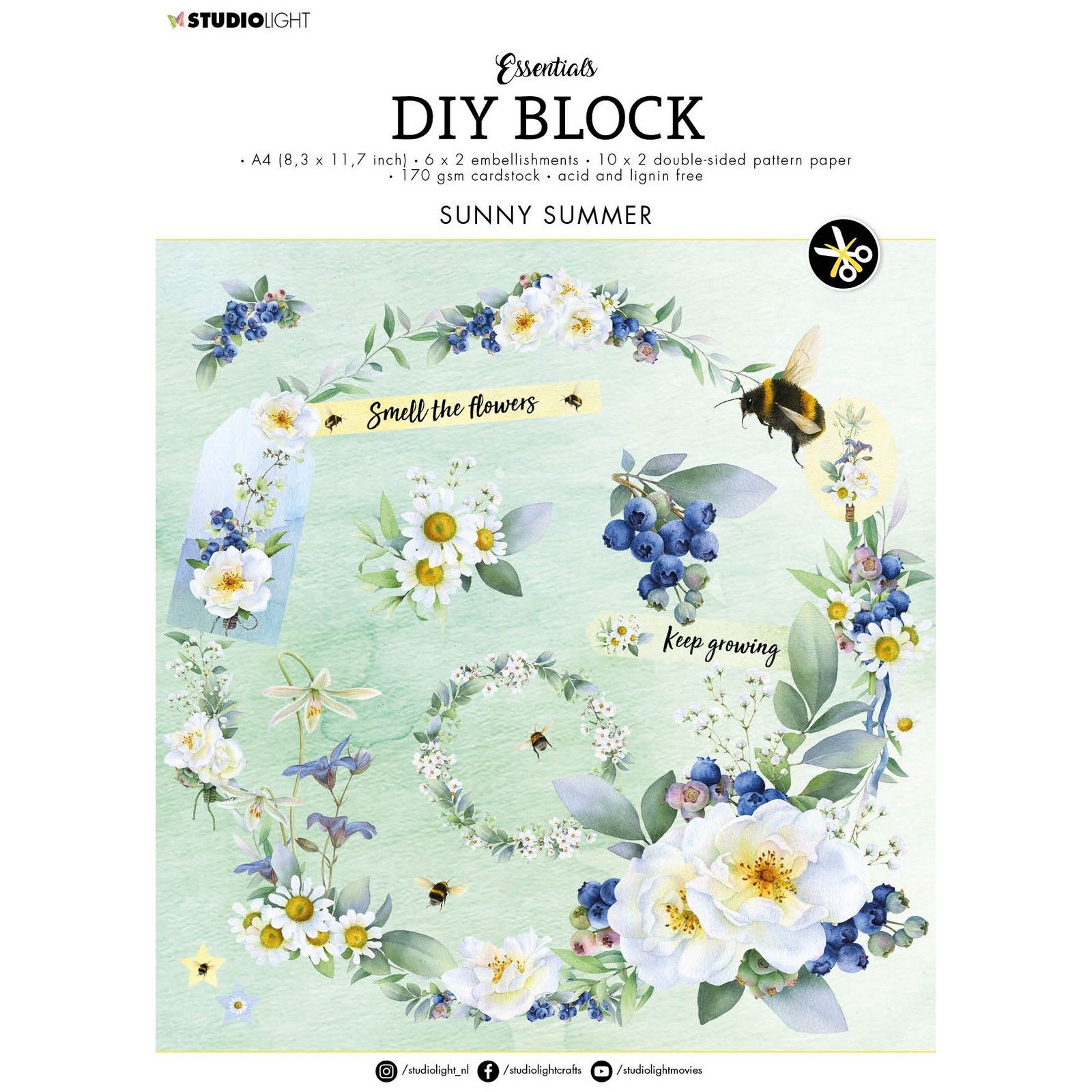 Studio Light • Essentials DIY Block Sunny Summer 