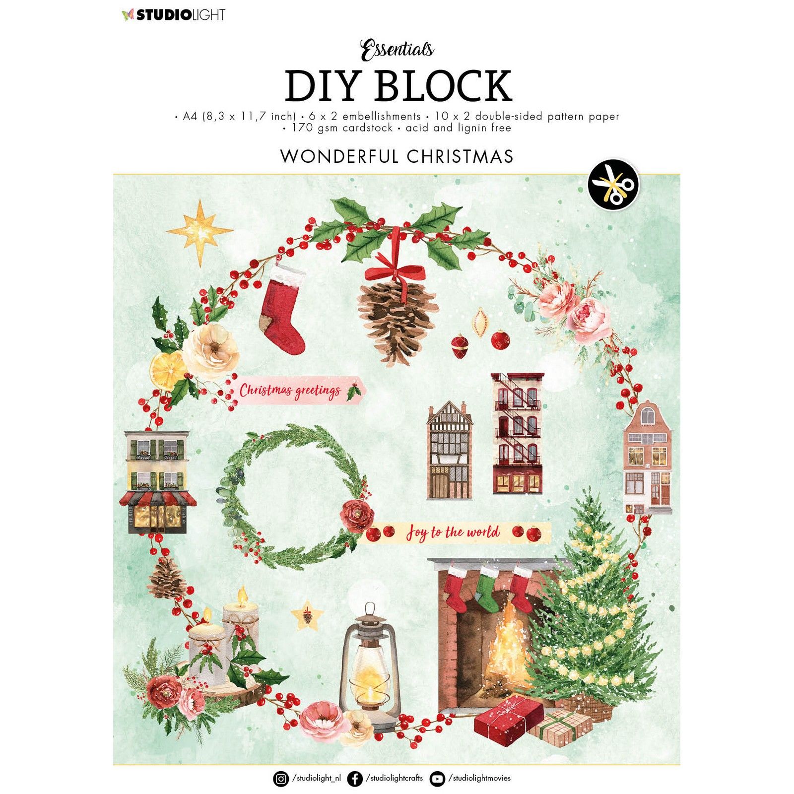 Studio Light • Essentials DIY Block Christmas