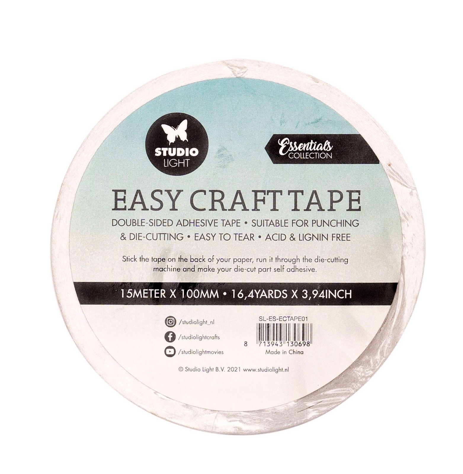 Studio Light • Essentials easy doublesided craft tape 100mm