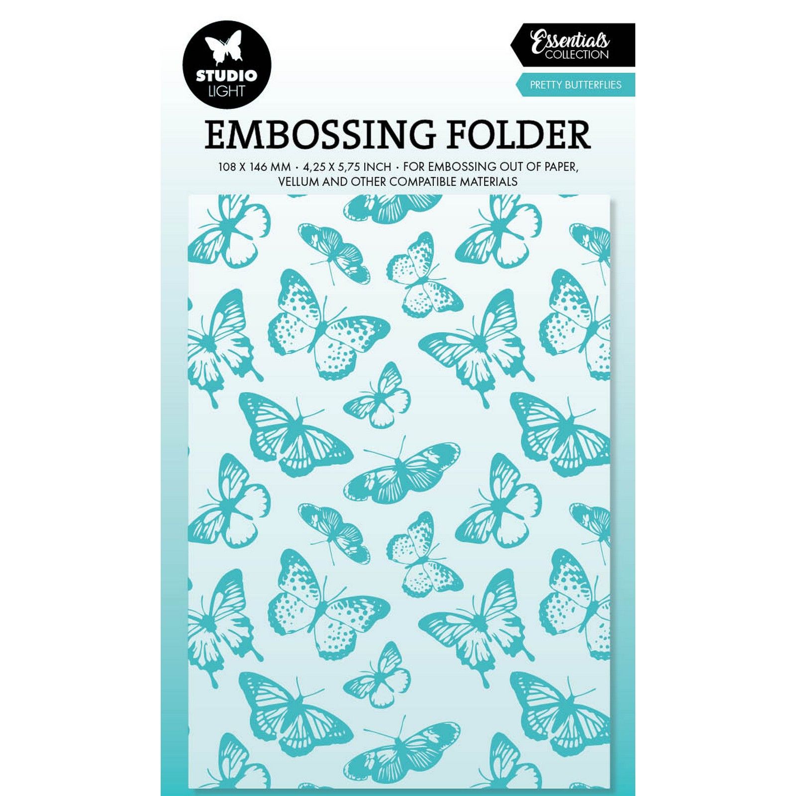 Studio Light • Essentials Embossing folders Pretty butterflies