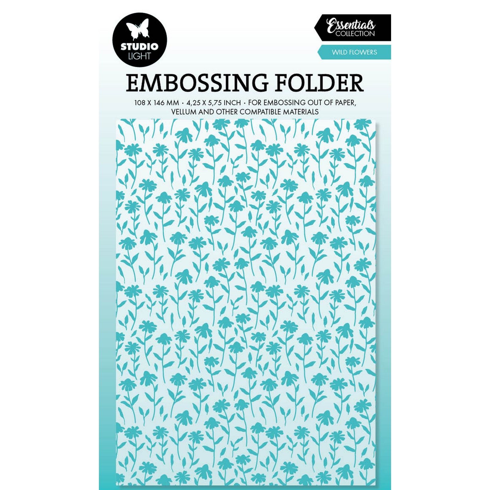 Studio Light • Essentials Embossing folders Wild flowers