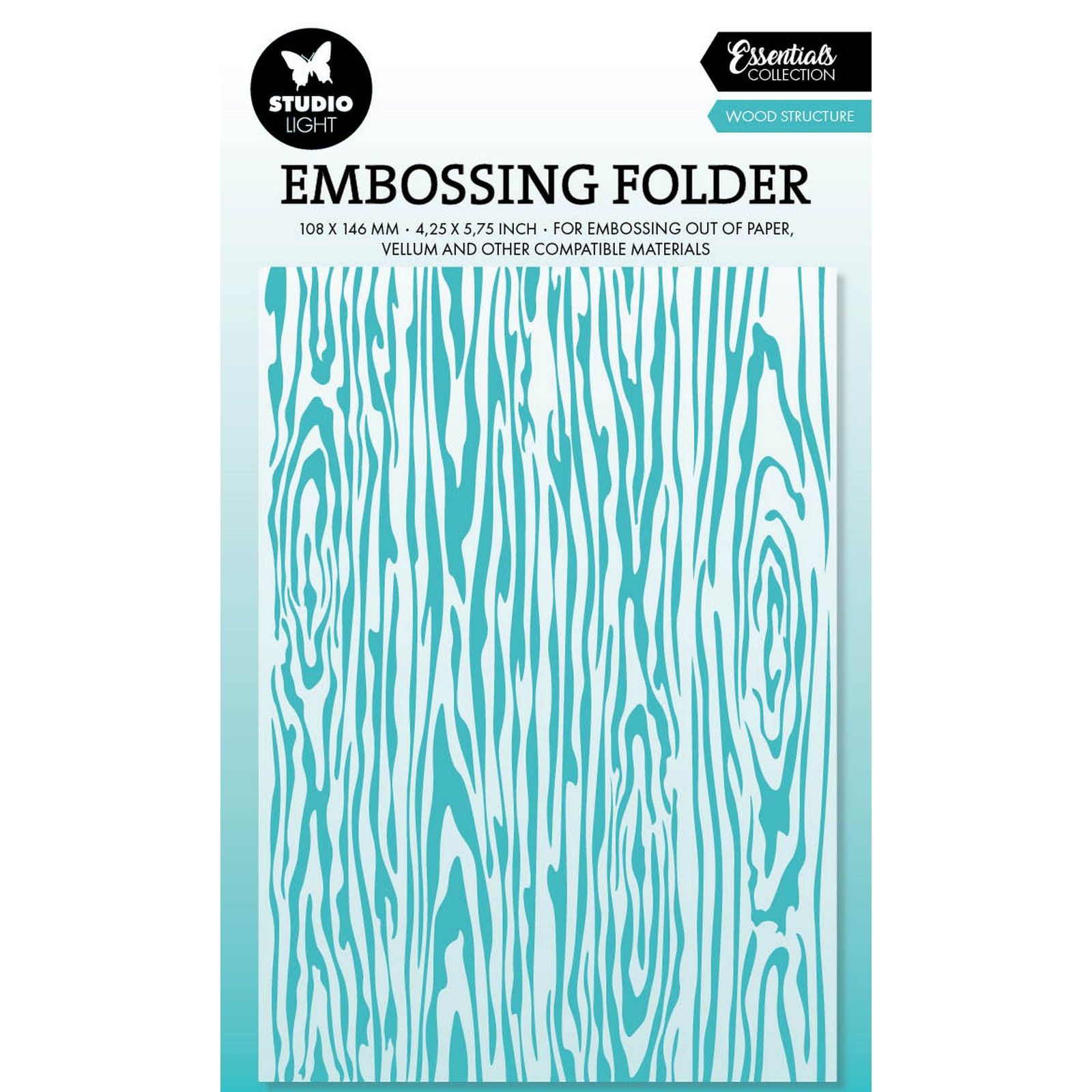 Studio Light • Essentials Embossing folders Wooden planks