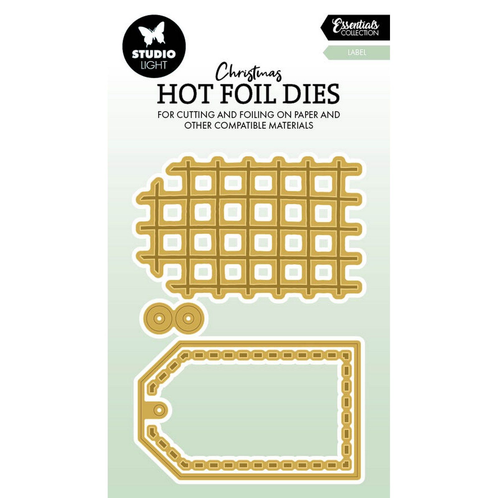 Studio Light • Essentials Hot Foil Dies Label