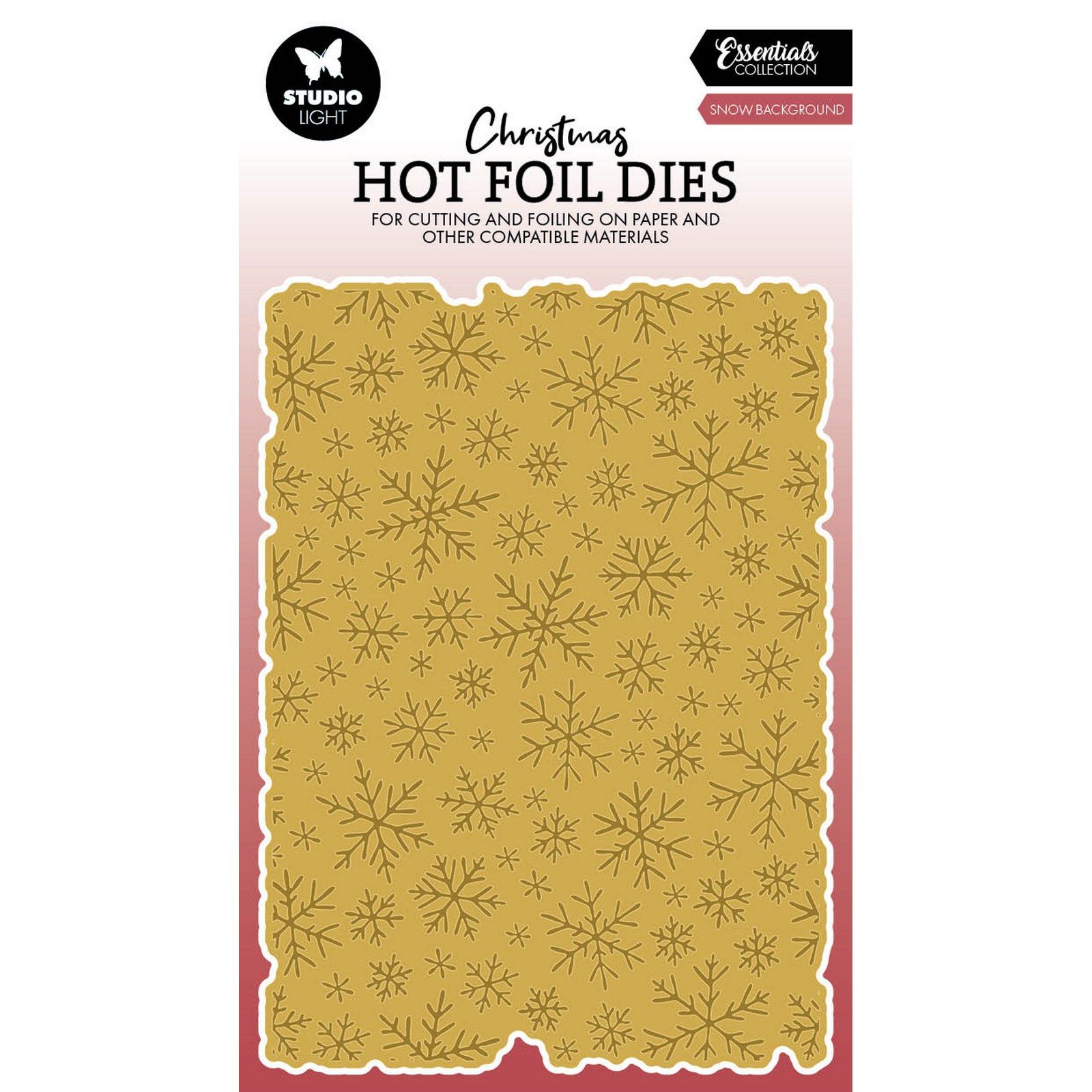 Studio Light • Essentials Hot Foil Dies Snow Background