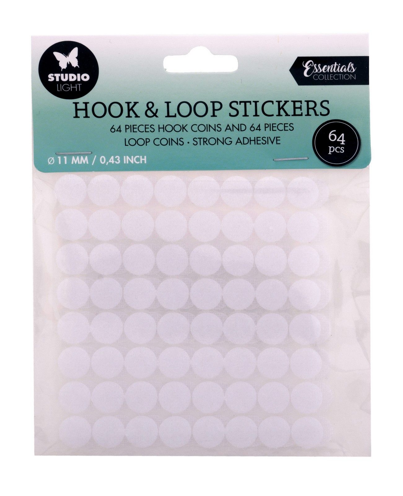 Studio Light • Essentials HOOK & LOOP stickers Round 11mm