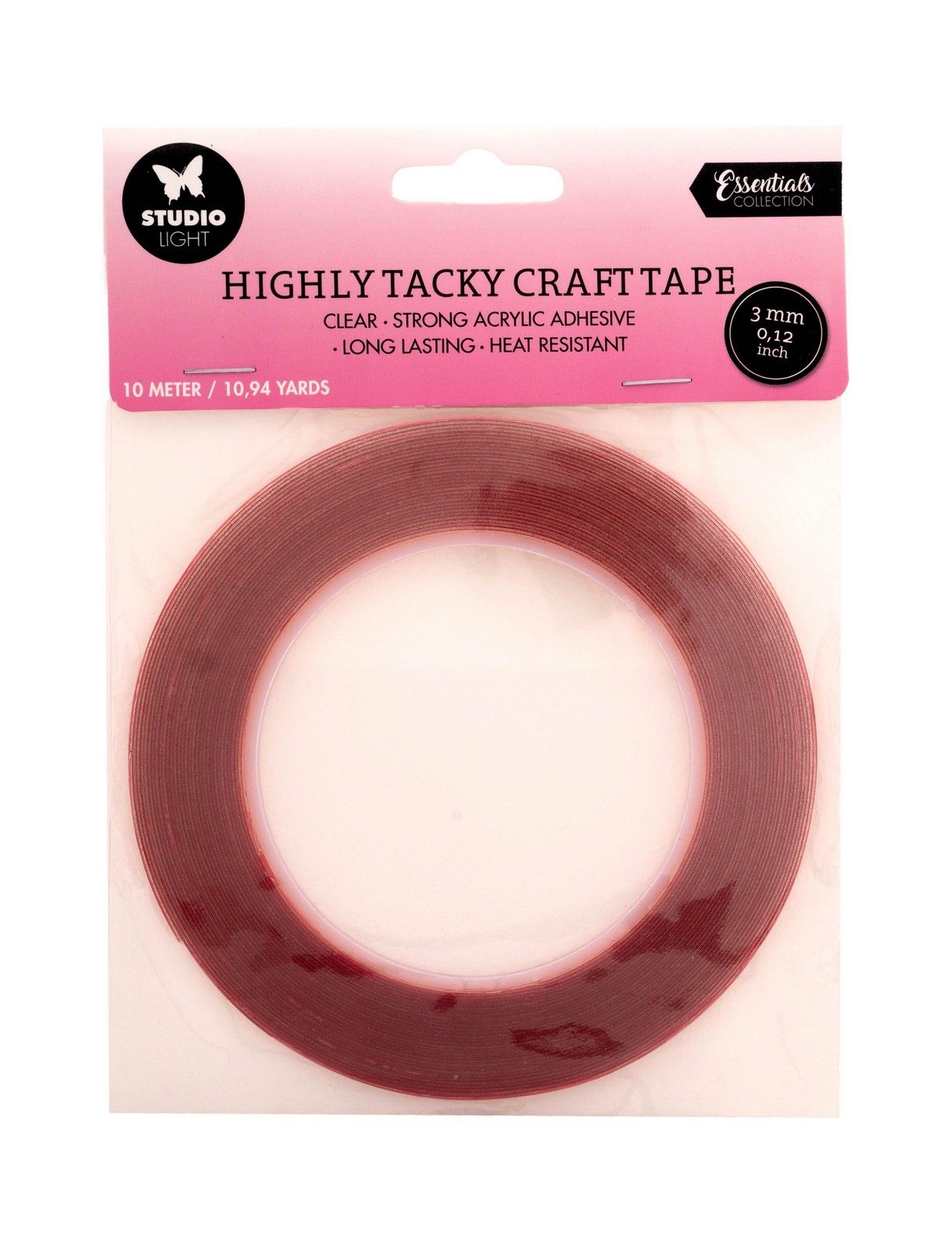 Studio Light • Essentials highly tacky doublesided craft tape 3mm