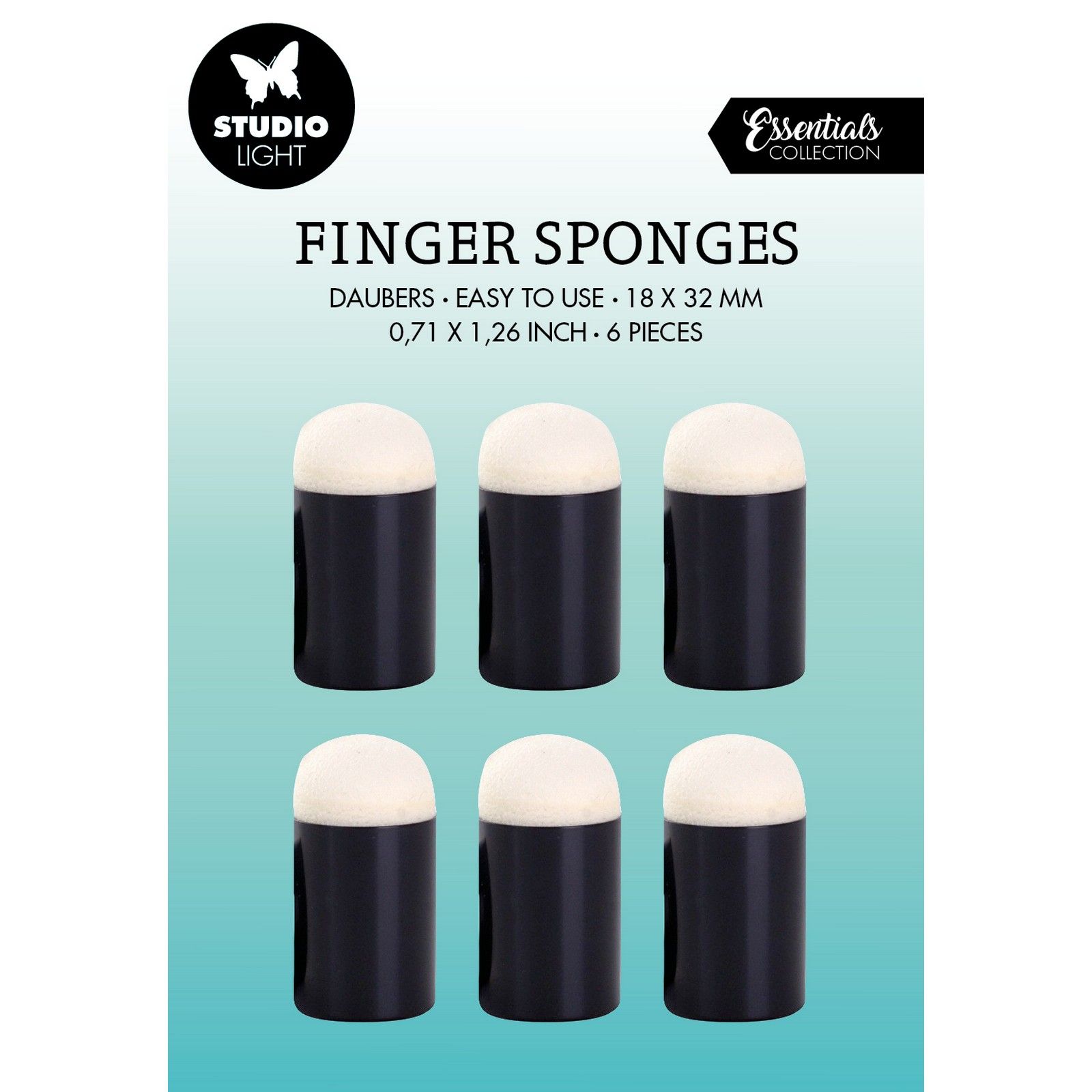 Studio Light • Essentials Tools Finger Sponges Daubers